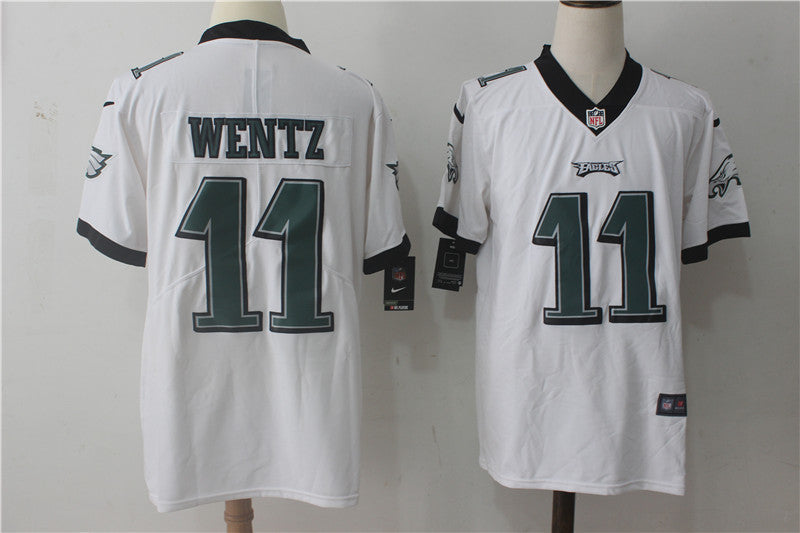 Men's Philadelphia Eagles Carson Wentz Game Jersey White football jersey product view 1