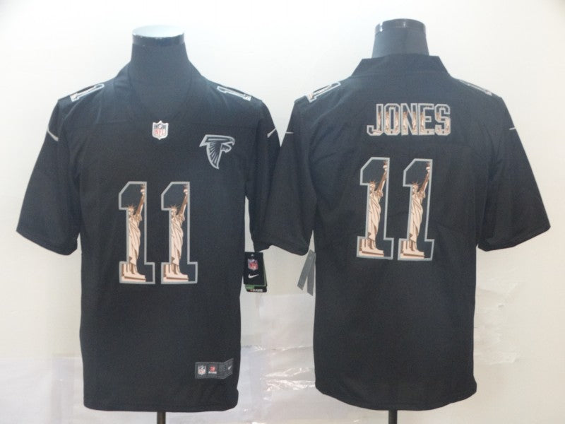 Men's Atlanta Falcons Julio Jones #11 Black Player Jersey1 football jersey product view 1