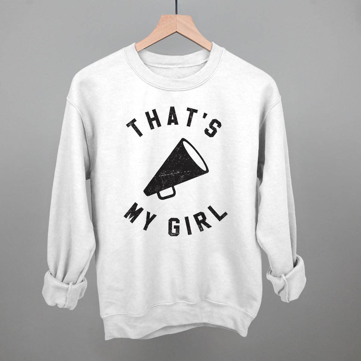 That's My Girl Cheerleading Unisex T-shirt, Sweatshirt, Hoodie, Long Sleeve Tee - T-Shirt, Sweatshirt, Hoodie