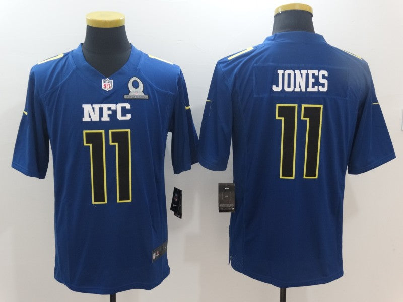 Men's Atlanta Falcons Julio Jones #11 Blue Game Player Jersey1 football jersey product view 1