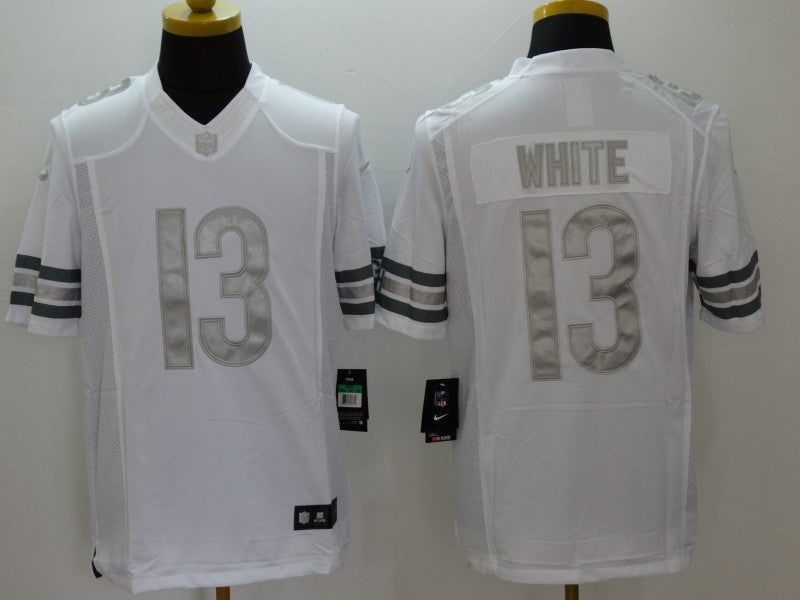 Men's Chicago Bears Kevin White #13 White Game Jersey1 football jersey product view 1