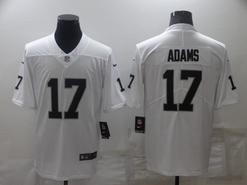 Men's Las Vegas Raiders Davante Adams #17 White Game Player Jersey1 football jersey product view 1