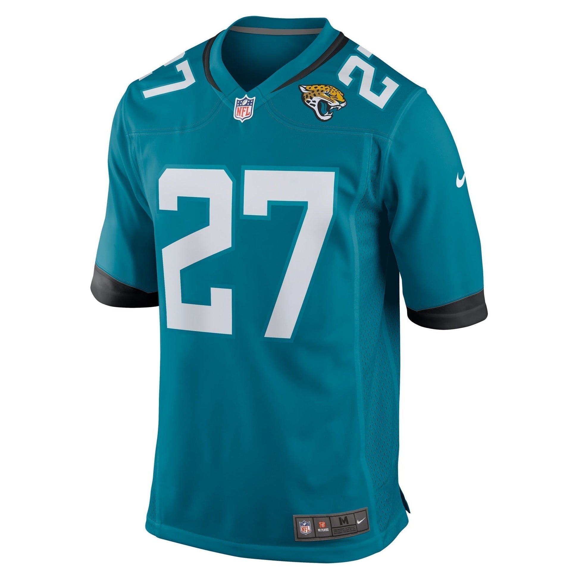 Amani Oruwariye Jacksonville Jaguars Game Jersey - Teal football jersey product view 2
