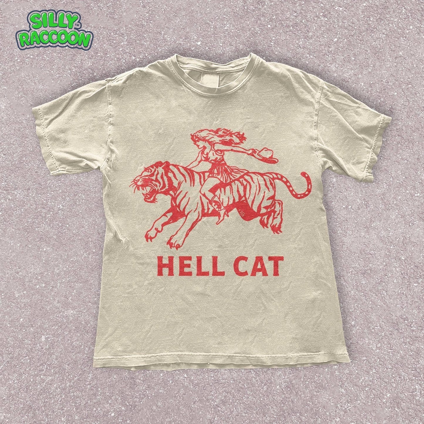 Vintage Cowgirl Hell Cat Shirt - Retro Western Aesthetic Tee Unisex T-shirt, Sweatshirt, Hoodie, Long Sleeve Tee - T-Shirt, Sweatshirt, Hoodie