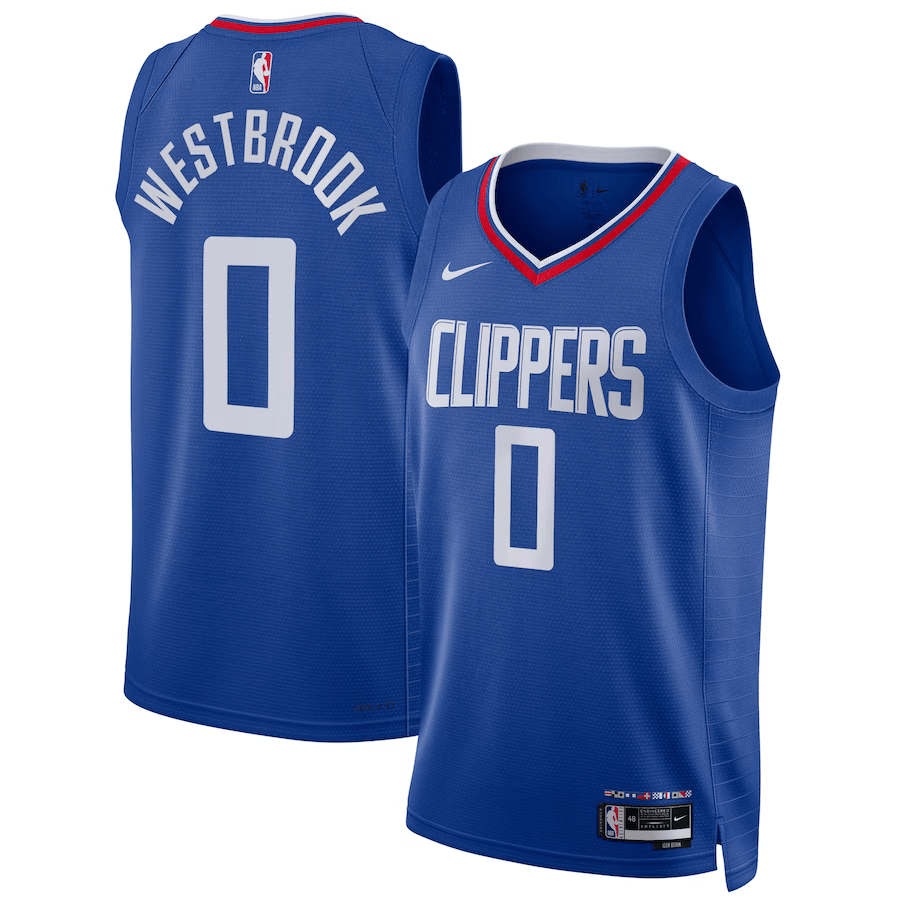 Los Angeles Clippers2023-2024 season Jersey basketball jersey product view 1