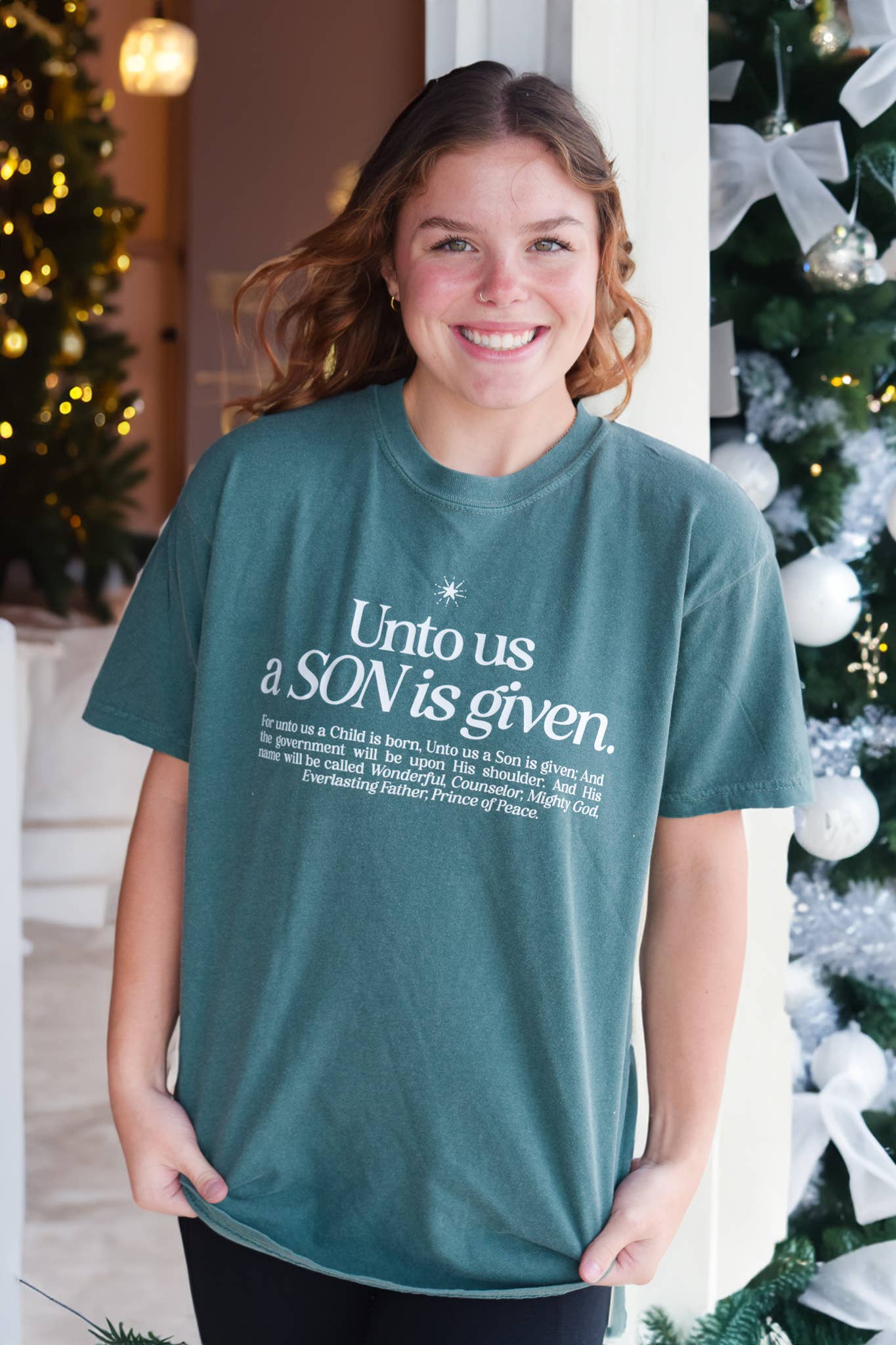 A Son Is Given T-Shirt Unisex T-shirt, Sweatshirt, Hoodie, Long Sleeve Tee - T-Shirt, Sweatshirt, Hoodie
