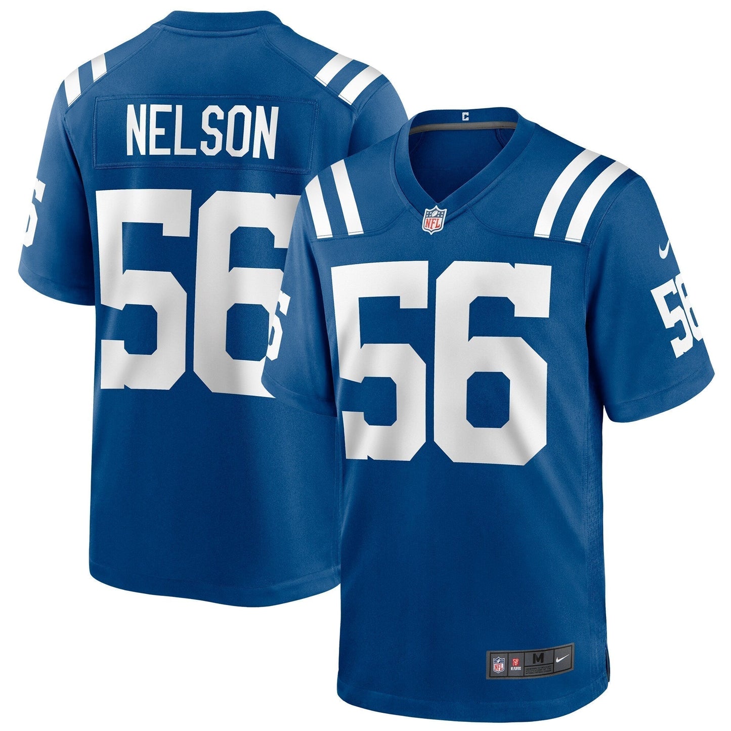 Quenton Nelson Indianapolis Colts Game Jersey - Royal football jersey product view 1