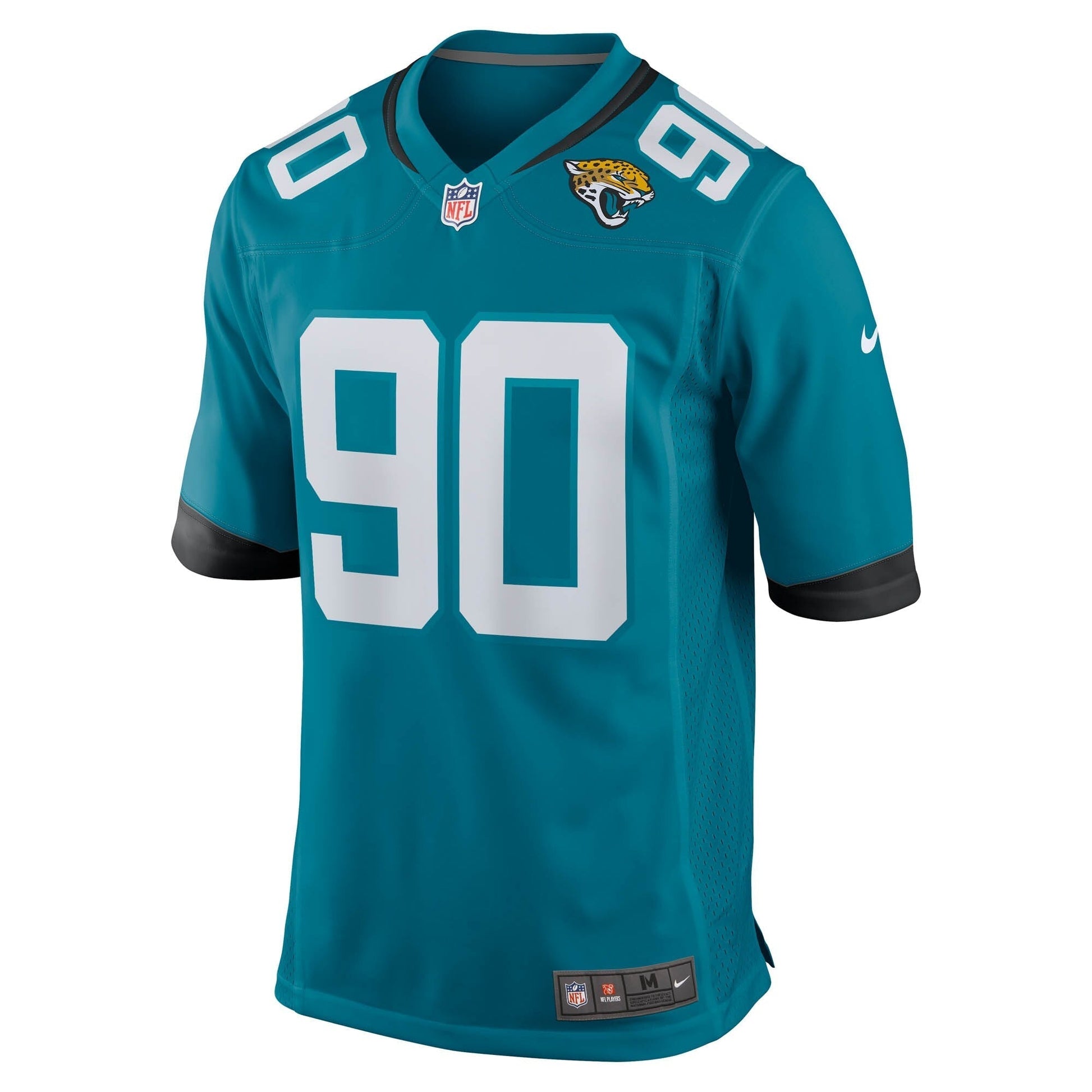 Esezi Otomewo Jacksonville Jaguars Team Game Jersey - Teal football jersey product view 2