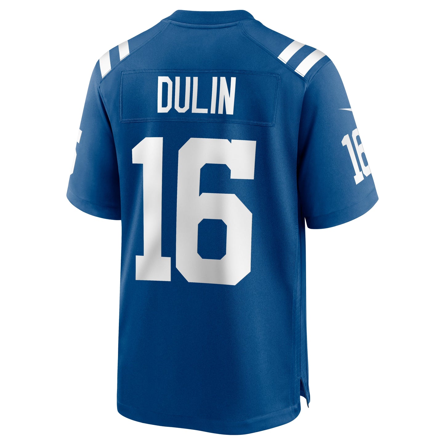 Ashton Dulin Indianapolis Colts Game Jersey - Royal football jersey product view 3