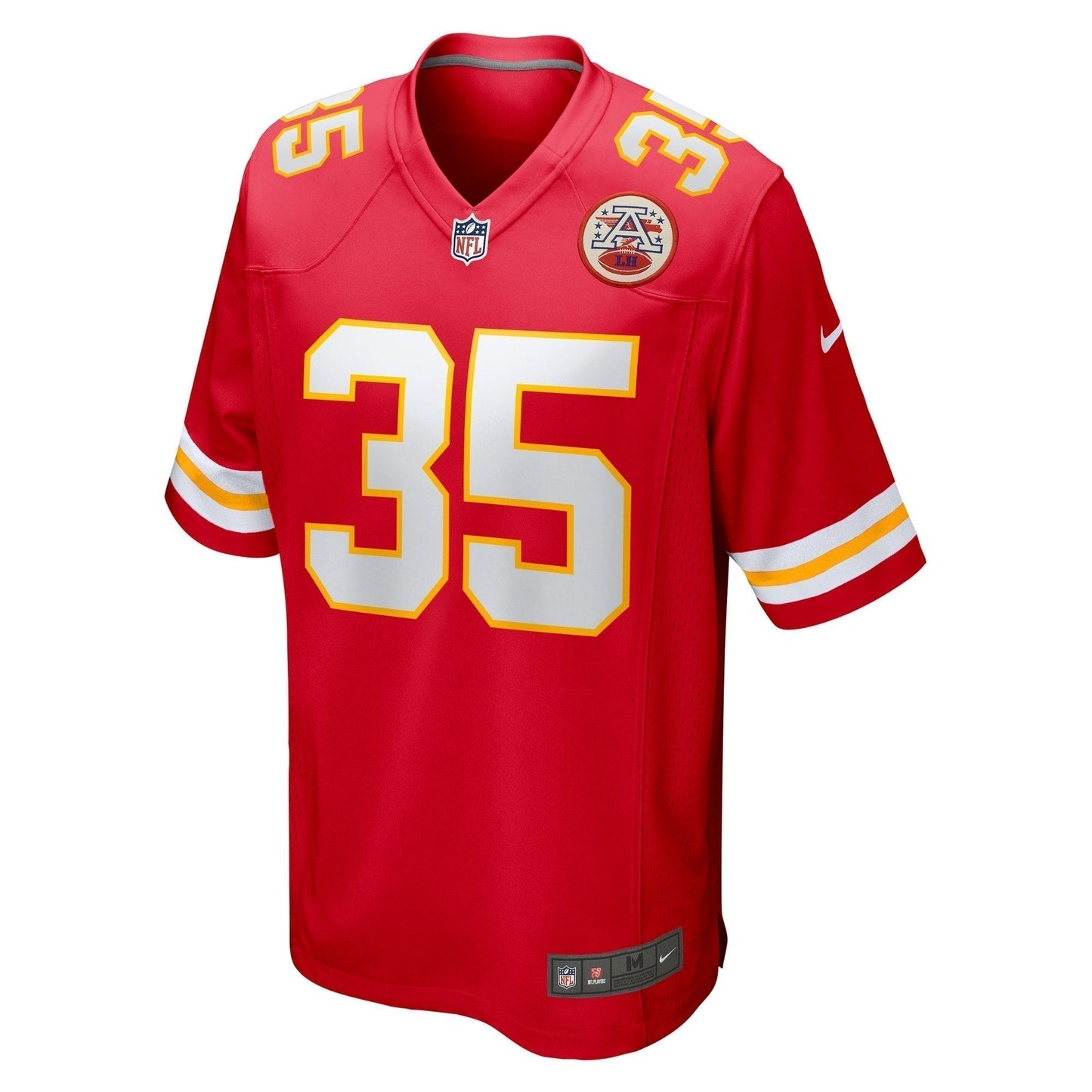 Jaylen Watson Kansas City Chiefs Game Jersey - Red football jersey product view 2