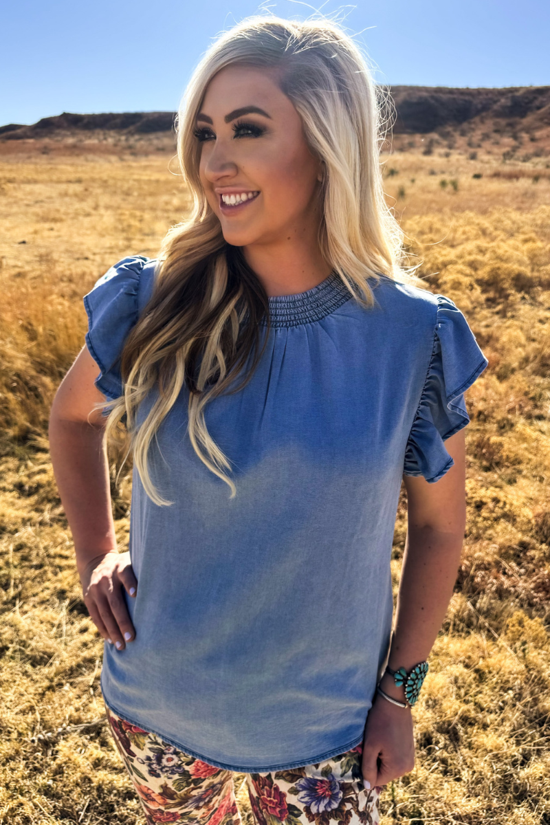 Babydoll Top Denim - Light Wash Unisex T-shirt, Sweatshirt, Hoodie, Long Sleeve Tee - T-Shirt, Sweatshirt, Hoodie