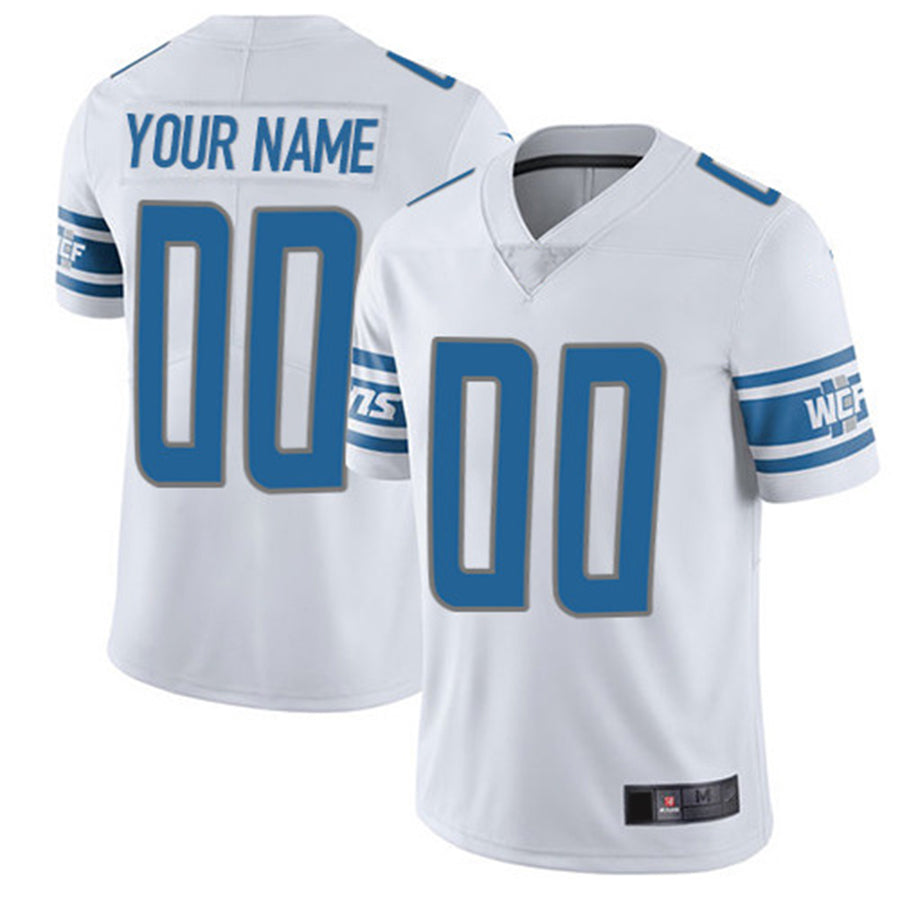 Custom1 Detroit Lions White Vapor Untouchable Player Limited Jersey1 Stitched American Football Jerseys football jersey product view 1