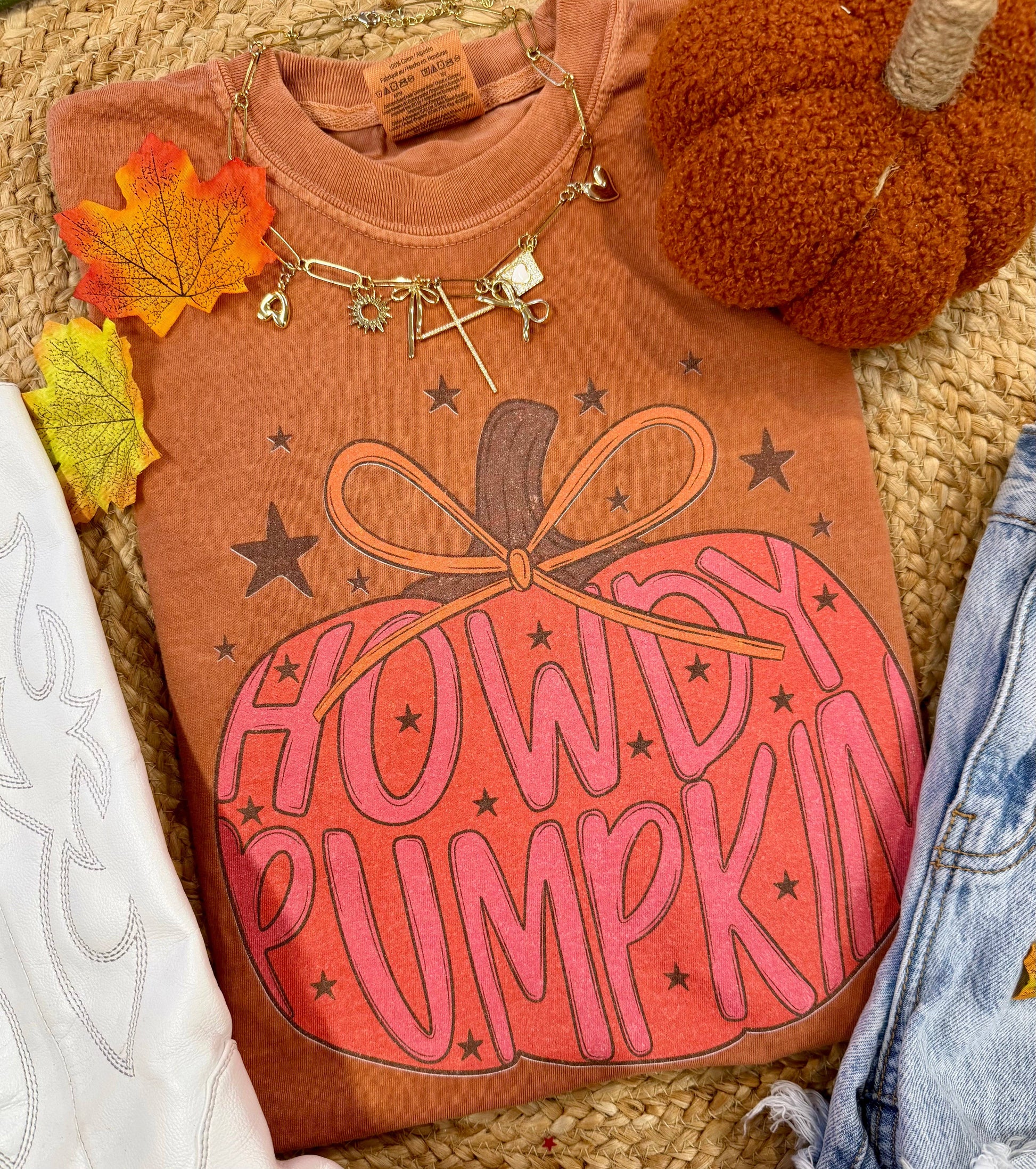 Howdy Pumpkin Tee Unisex T-shirt, Sweatshirt, Hoodie, Long Sleeve Tee - T-Shirt, Sweatshirt, Hoodie