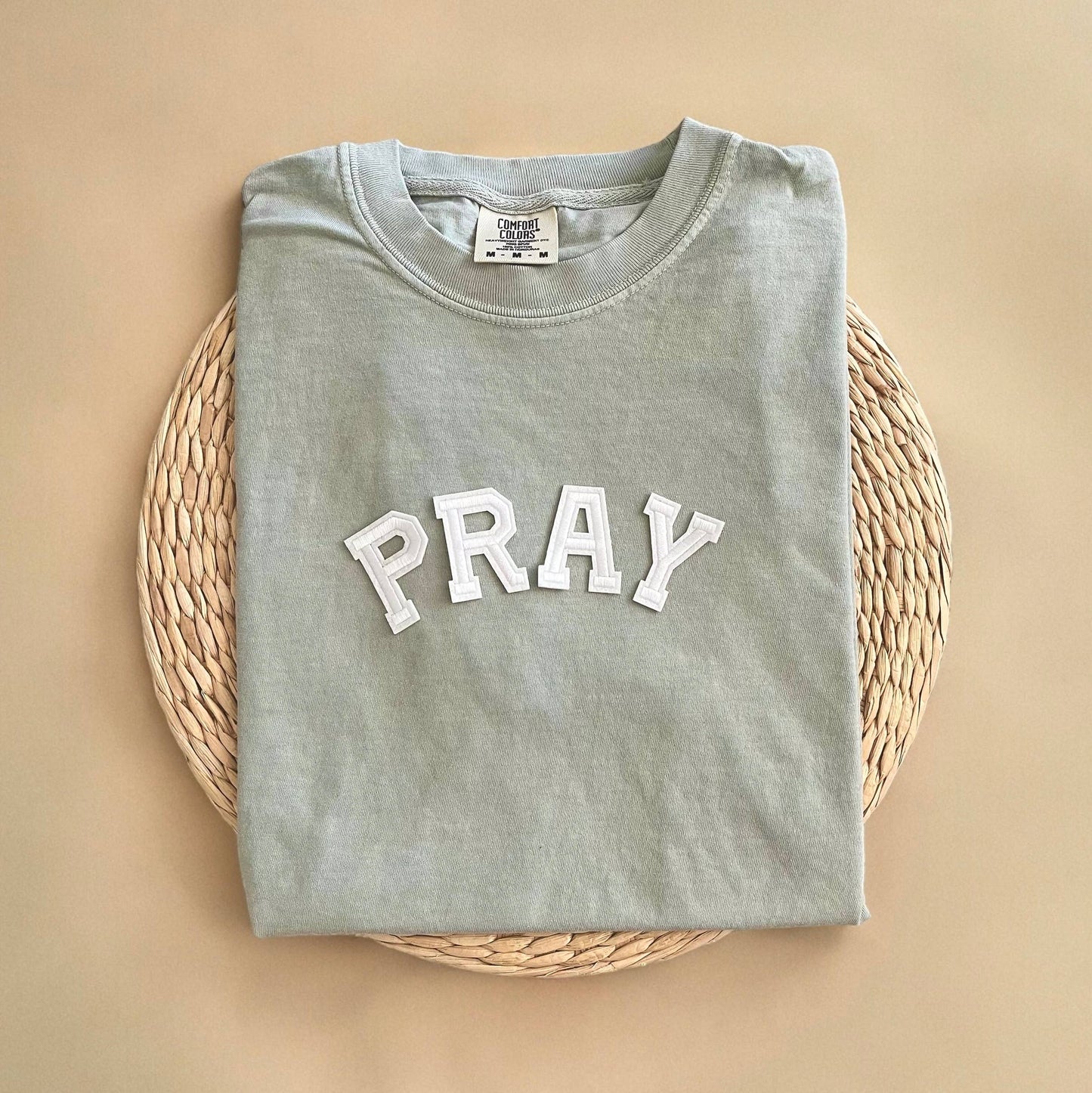 Comfort Colors Pray Shirt, Christian Tshirts Unisex T-shirt, Sweatshirt, Hoodie, Long Sleeve Tee - T-Shirt, Sweatshirt, Hoodie