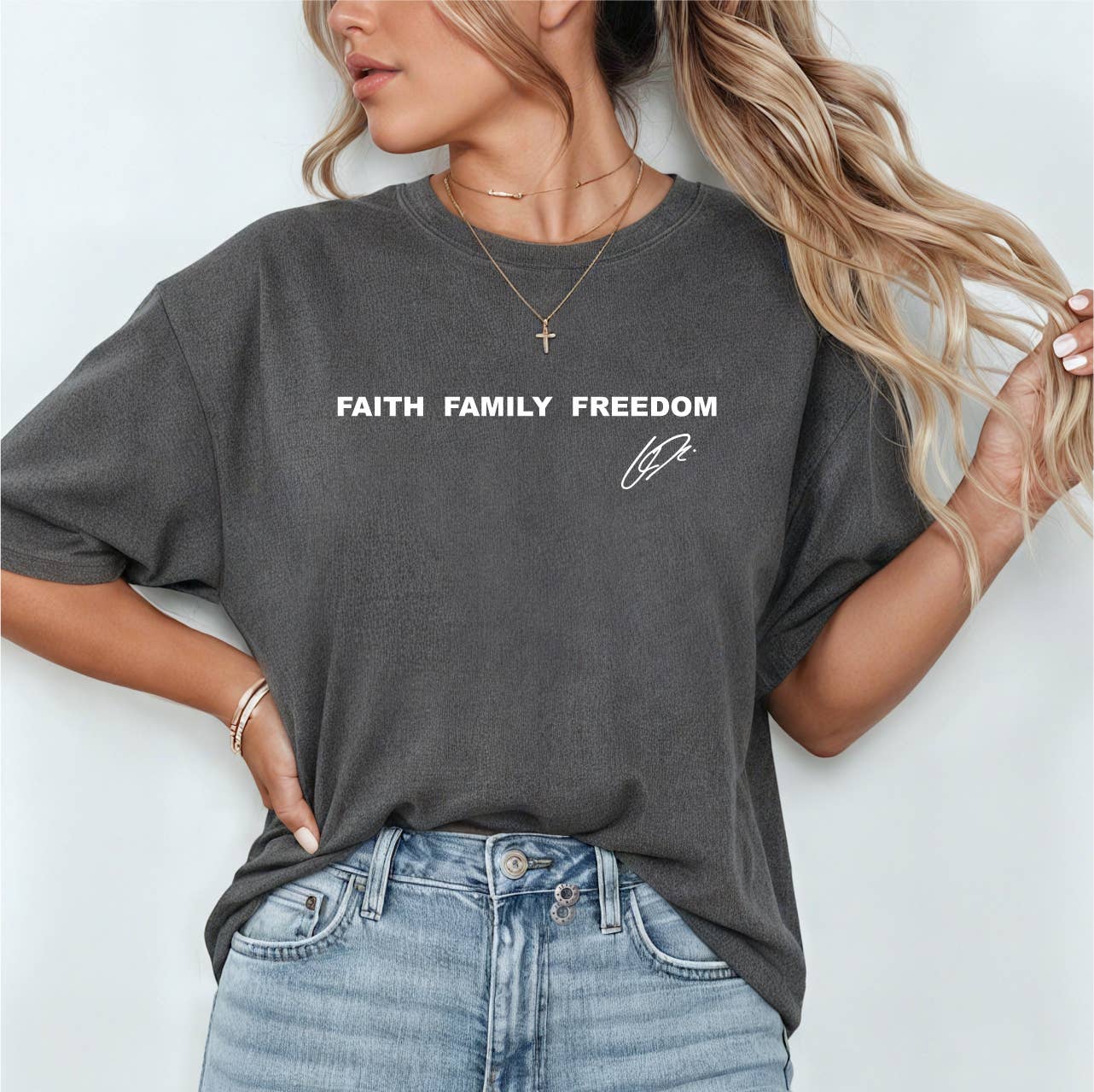 Faith Family Freedom Premium T-Shirt Charlie Kirk Unisex T-shirt, Sweatshirt, Hoodie, Long Sleeve Tee - T-Shirt, Sweatshirt, Hoodie