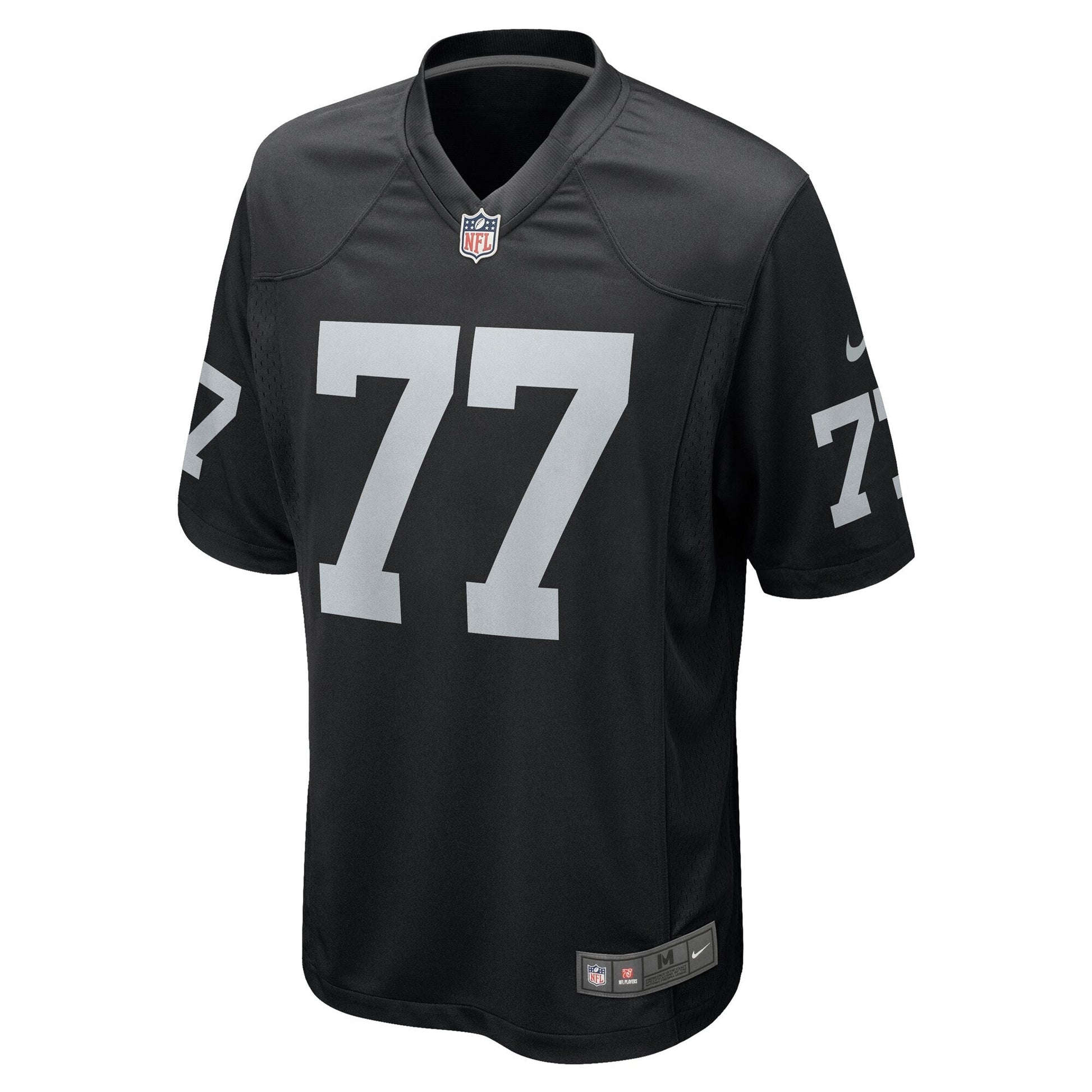 Thayer Munford Jr. Las Vegas Raiders Team Game Jersey - Black football jersey product view 2