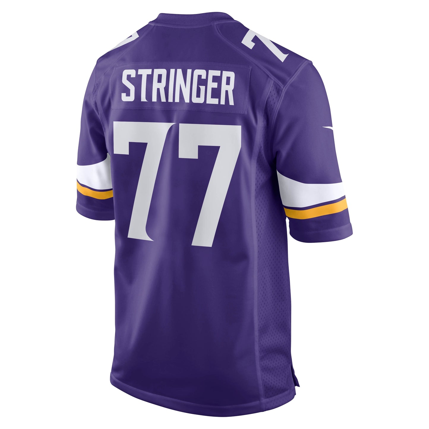 Korey Stringer Minnesota Vikings Retired Jersey - Purple football jersey product view 3