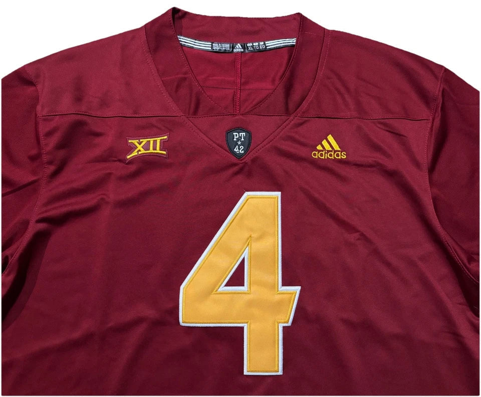 Arizona State Sun Devils Cam Skattebo Jersey. Mens XL. Red. Rare. football jersey product view 1