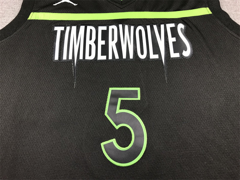 Timberwolves #5 Announcement Edition Jersey basketball jersey product view 2