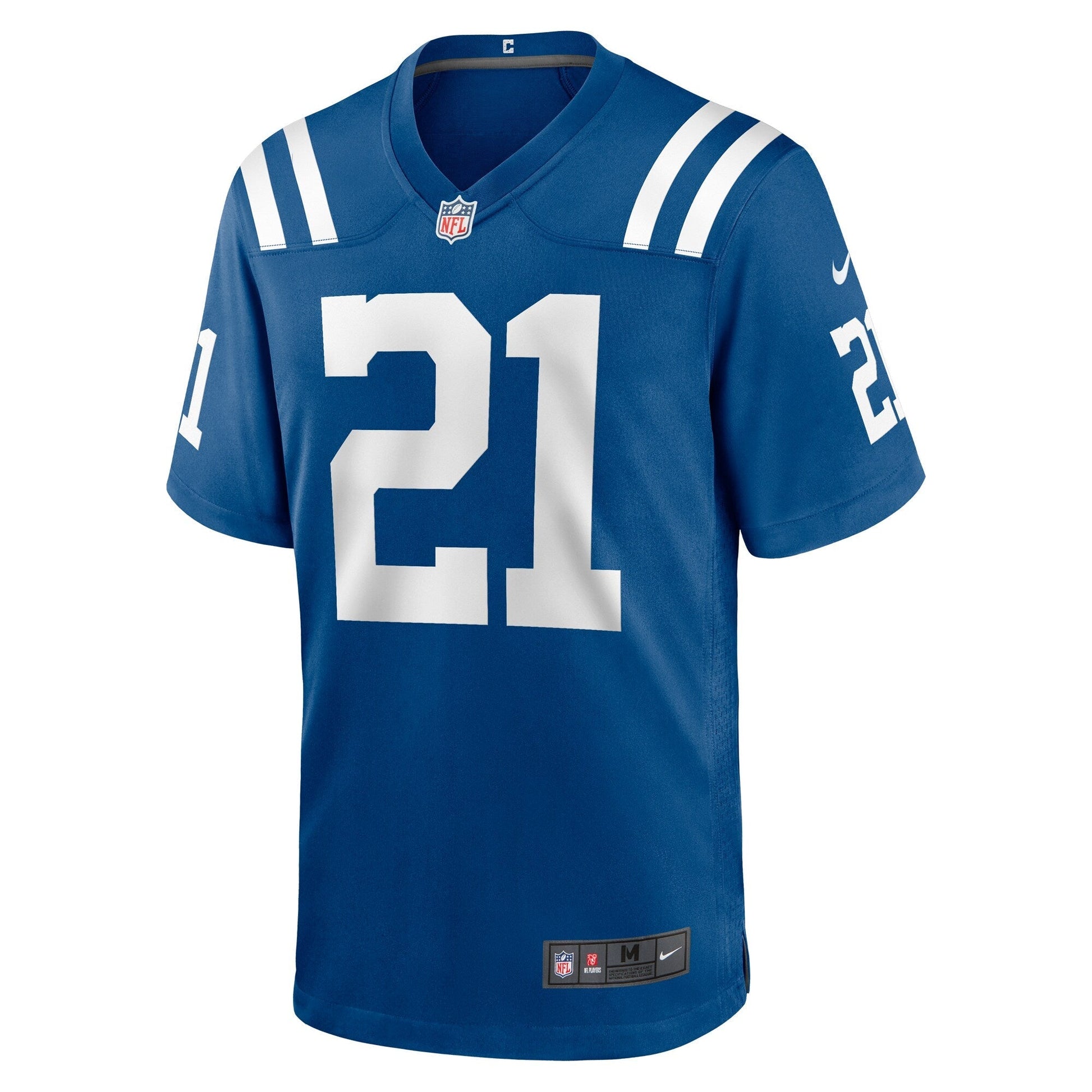 Dallis Flowers Indianapolis Colts Game Jersey - Royal football jersey product view 2
