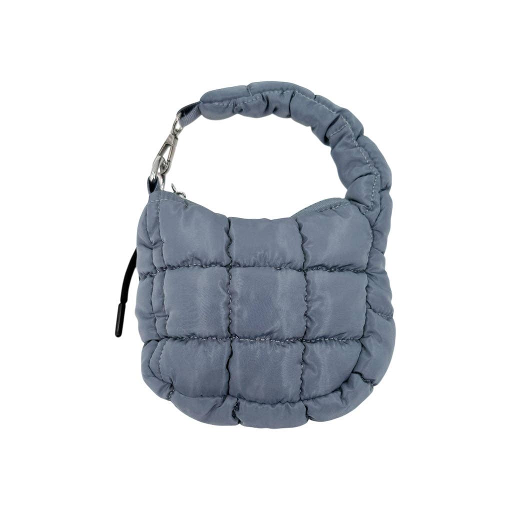 GZ-1492 Puffer Quilted Mini Purse Grey Unisex T-shirt, Sweatshirt, Hoodie, Long Sleeve Tee - T-Shirt, Sweatshirt, Hoodie