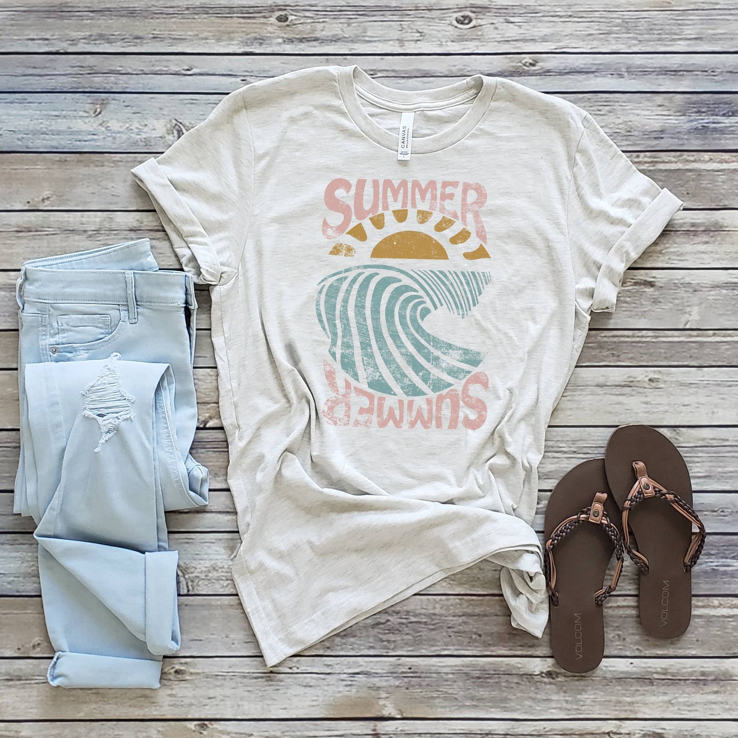 Summer Sunset | Beach | Sizes XS-2XL Unisex T-shirt, Sweatshirt, Hoodie, Long Sleeve Tee - T-Shirt, Sweatshirt, Hoodie