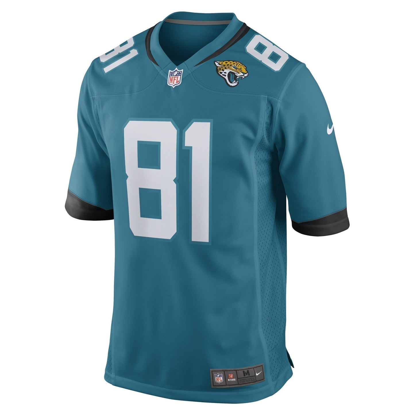 Seth Williams Jacksonville Jaguars Game Jersey - Teal football jersey product view 2