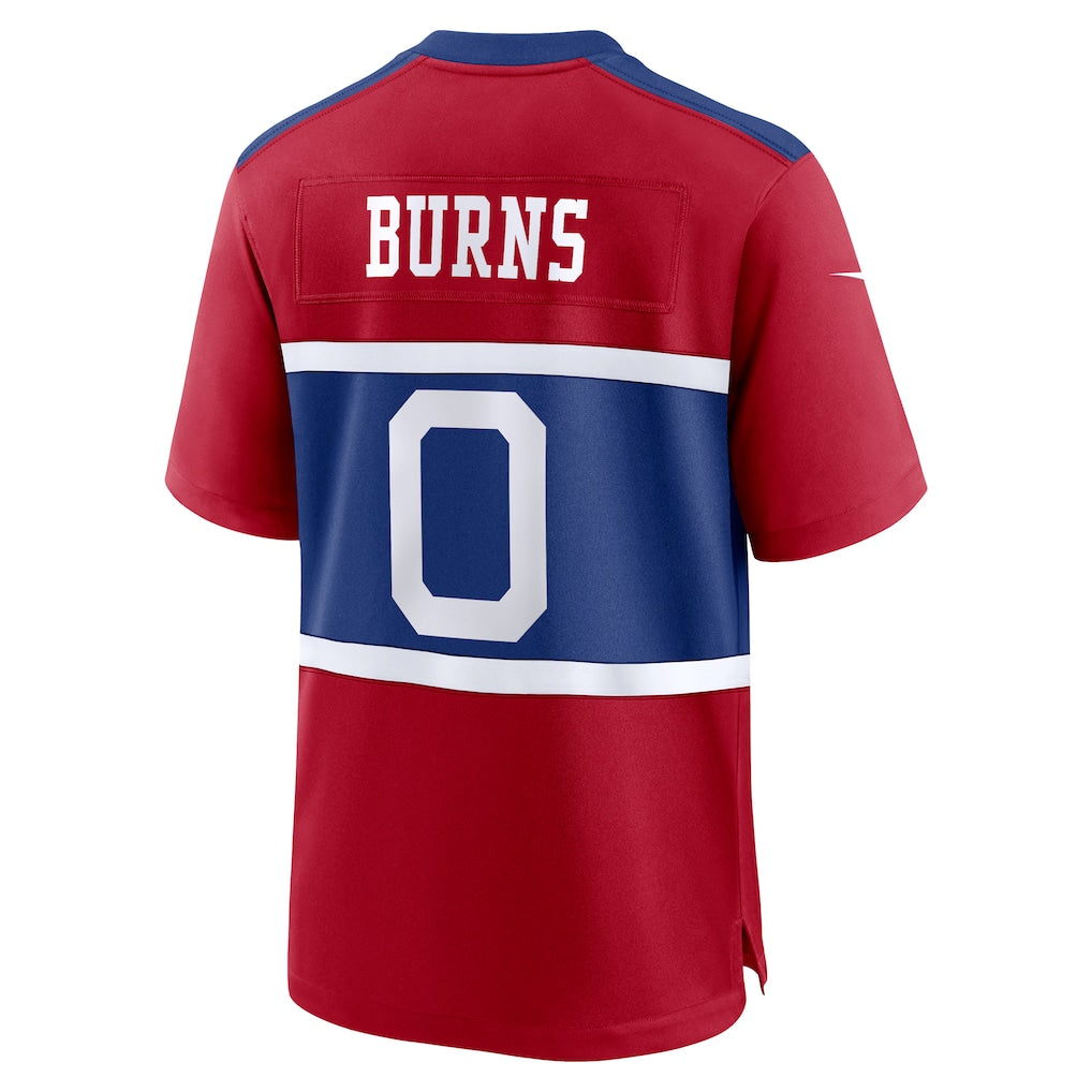 NY.Giants #0 Brian Burns Century Red Alternate Game Jersey sports jersey product view 1