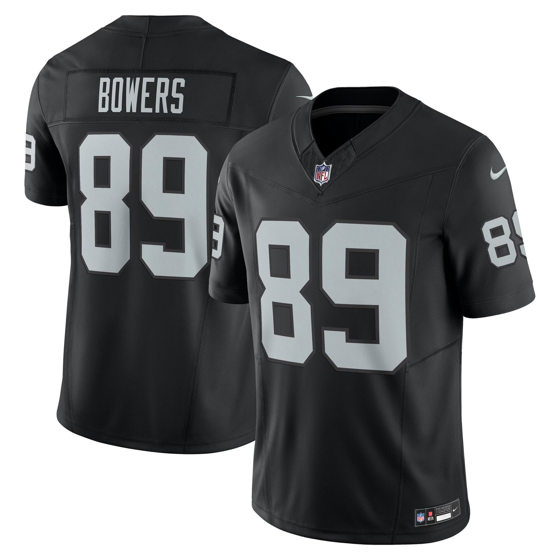 Las Vegas Raiders Brock Bowers Black Team Vapor F.U.S.E. Limited Jersey football jersey product view 1