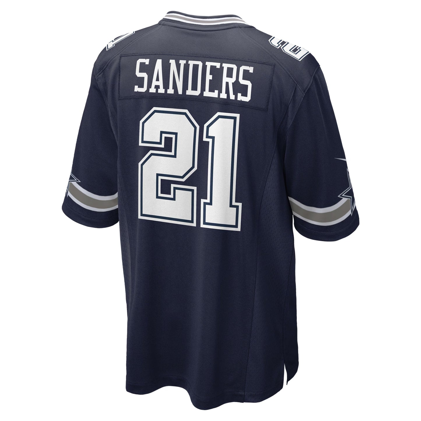 Dallas Cowboys Deion Sanders Navy Team Retired Player Game Jersey football jersey product view 2