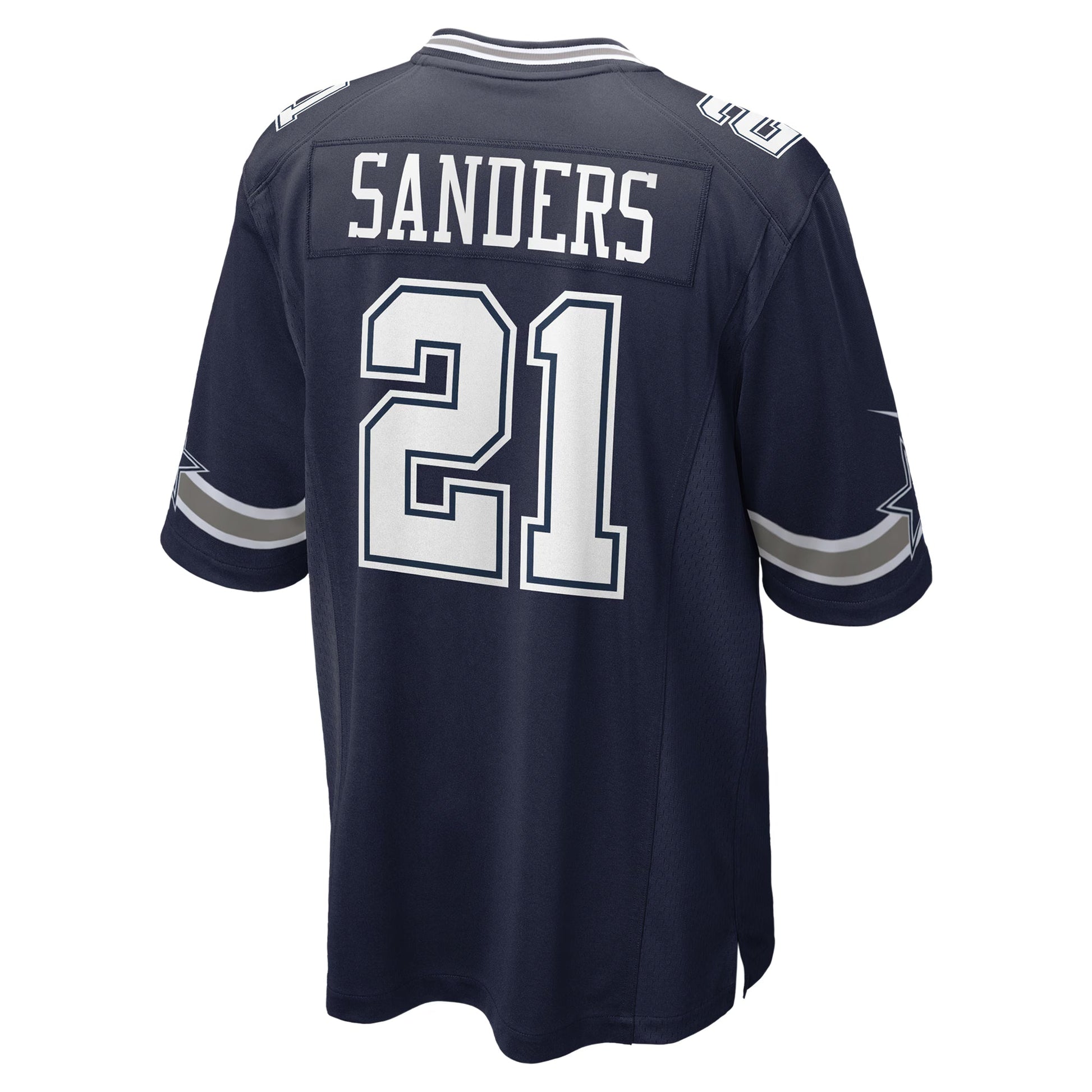Dallas Cowboys Deion Sanders Navy Team Retired Player Game Jersey football jersey product view 2
