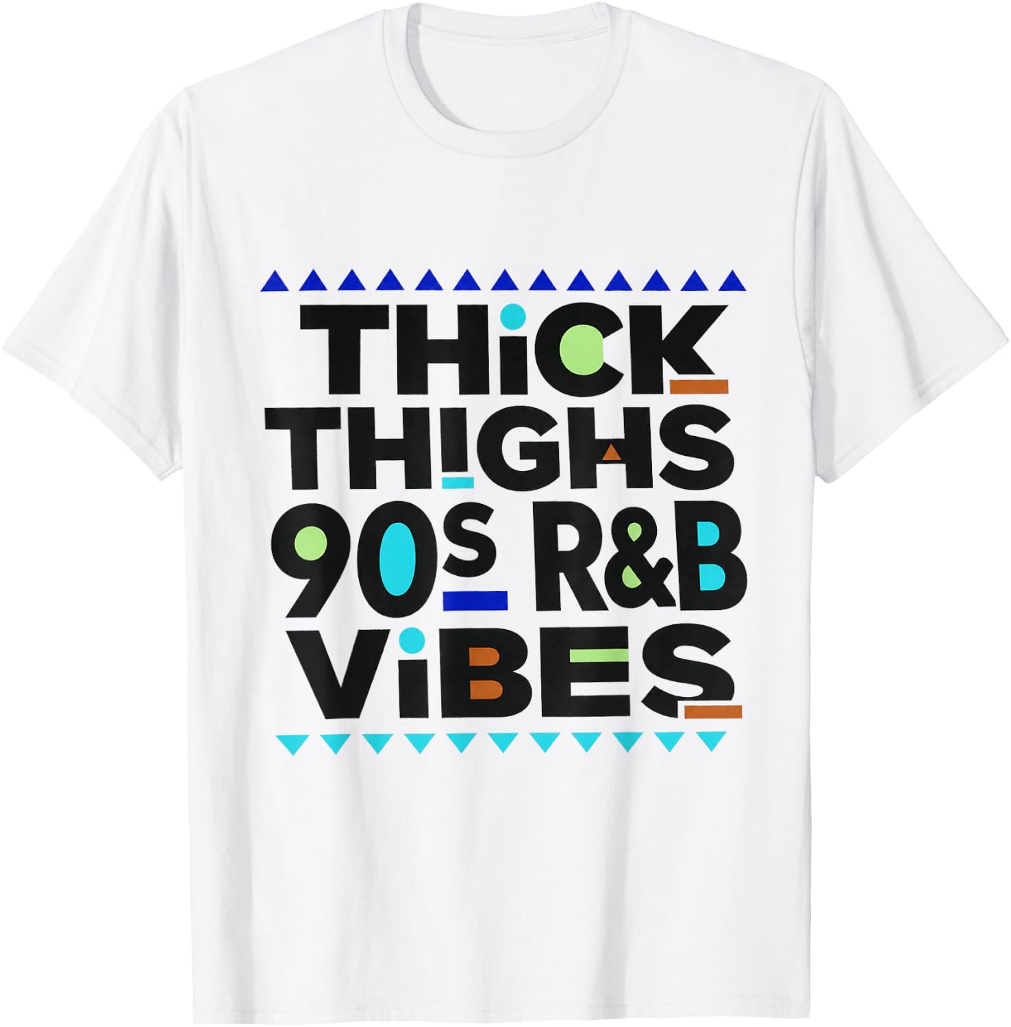 Thick Thighs 90s r&b Vibes Vintage Music Rhythm and Blue T-Shirt Unisex T-shirt, Sweatshirt, Hoodie, Long Sleeve Tee - T-Shirt, Sweatshirt, Hoodie