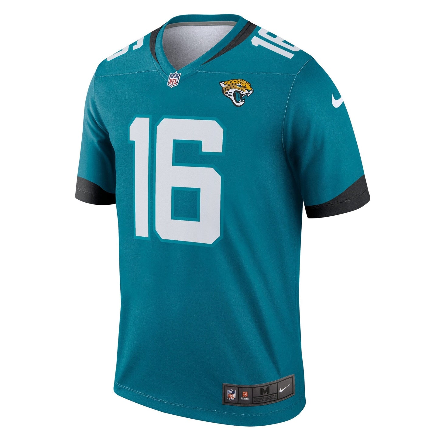 Jacksonville Jaguars Trevor Lawrence Teal Legend Player Performance Top football jersey product view 2