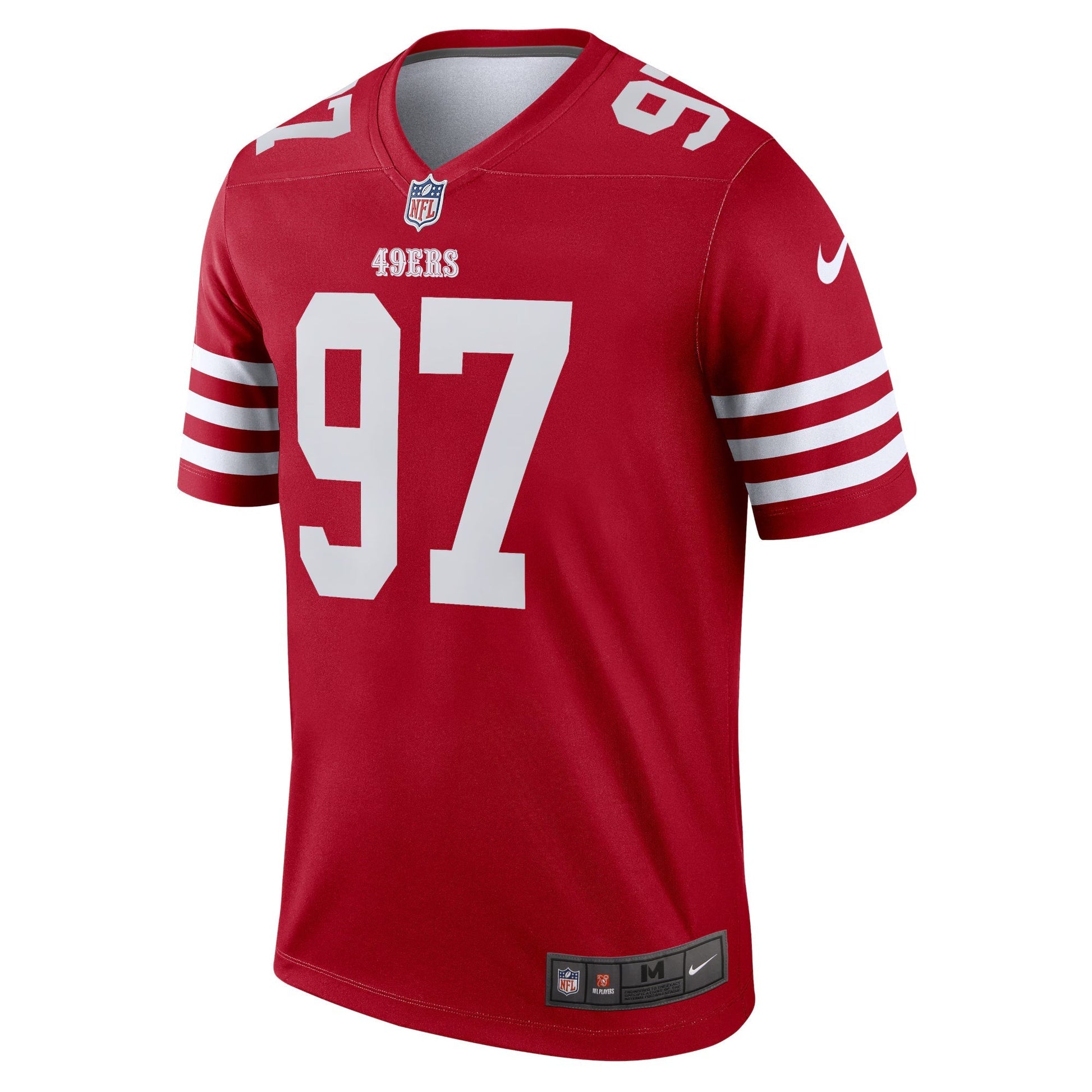 San Francisco 49ers Nick Bosa Scarlet Legend Player Performance Top football jersey product view 1
