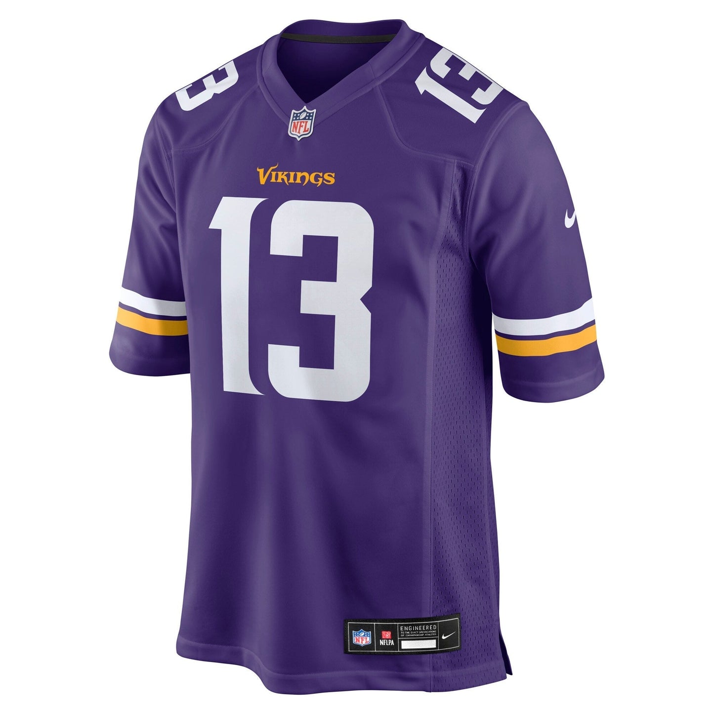 Minnesota Vikings Tai Felton Purple Team Game Jersey football jersey product view 2
