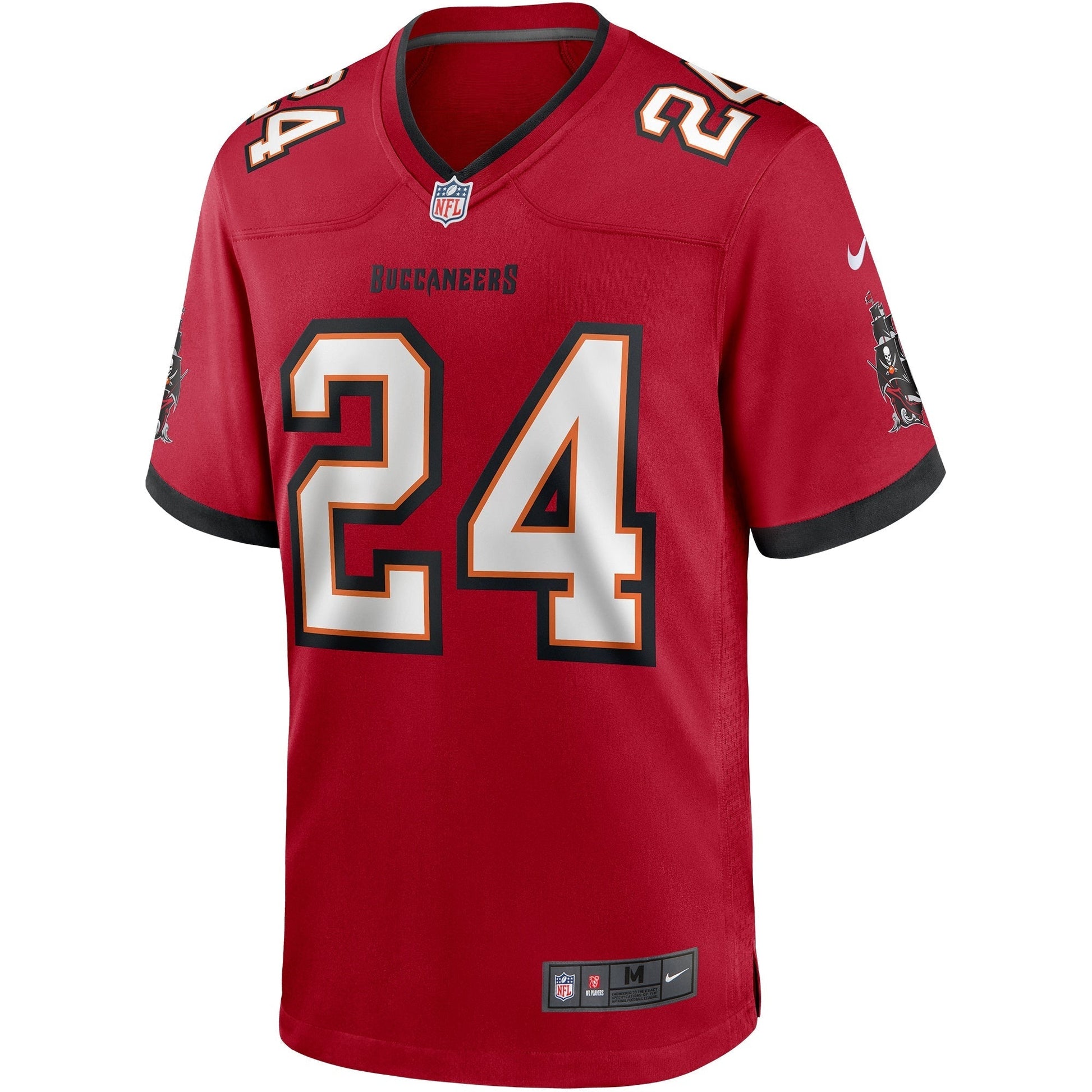 Tampa Bay Buccaneers Cadillac Williams Red Game Retired Player Jersey football jersey product view 2