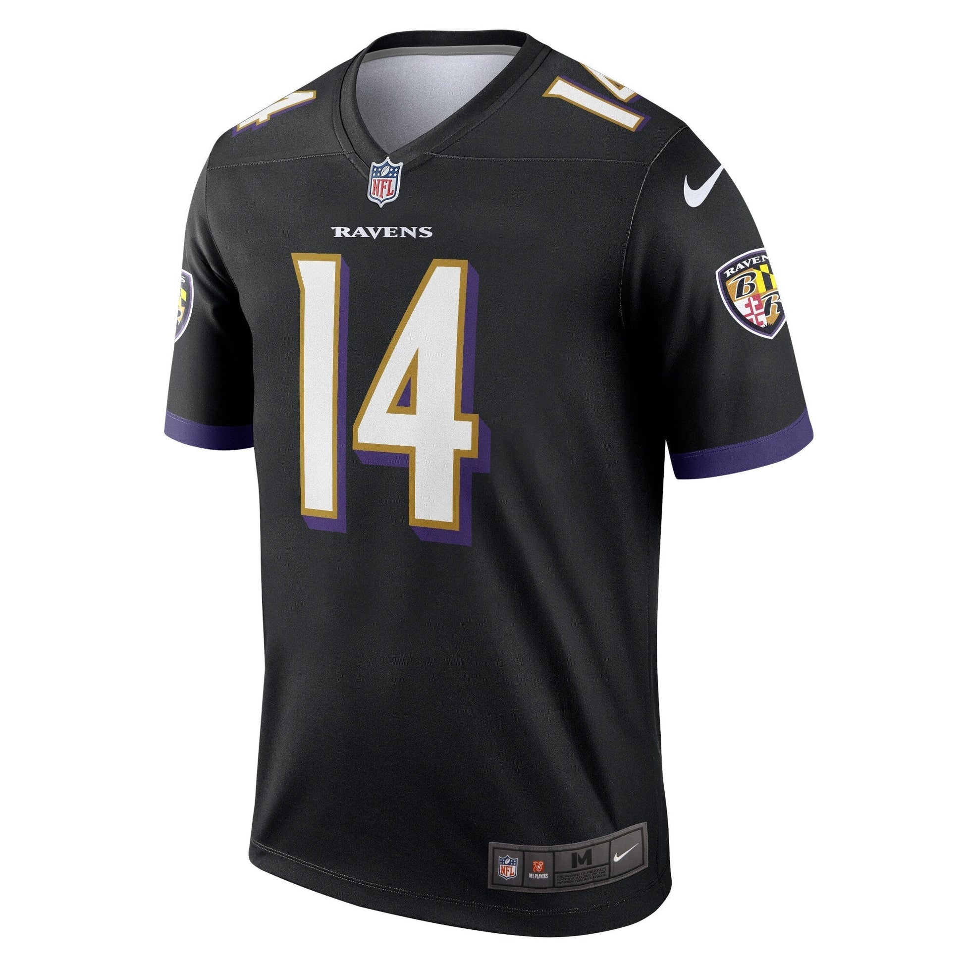 Baltimore Ravens Kyle Hamilton Black Legend Player Performance Top football jersey product view 2