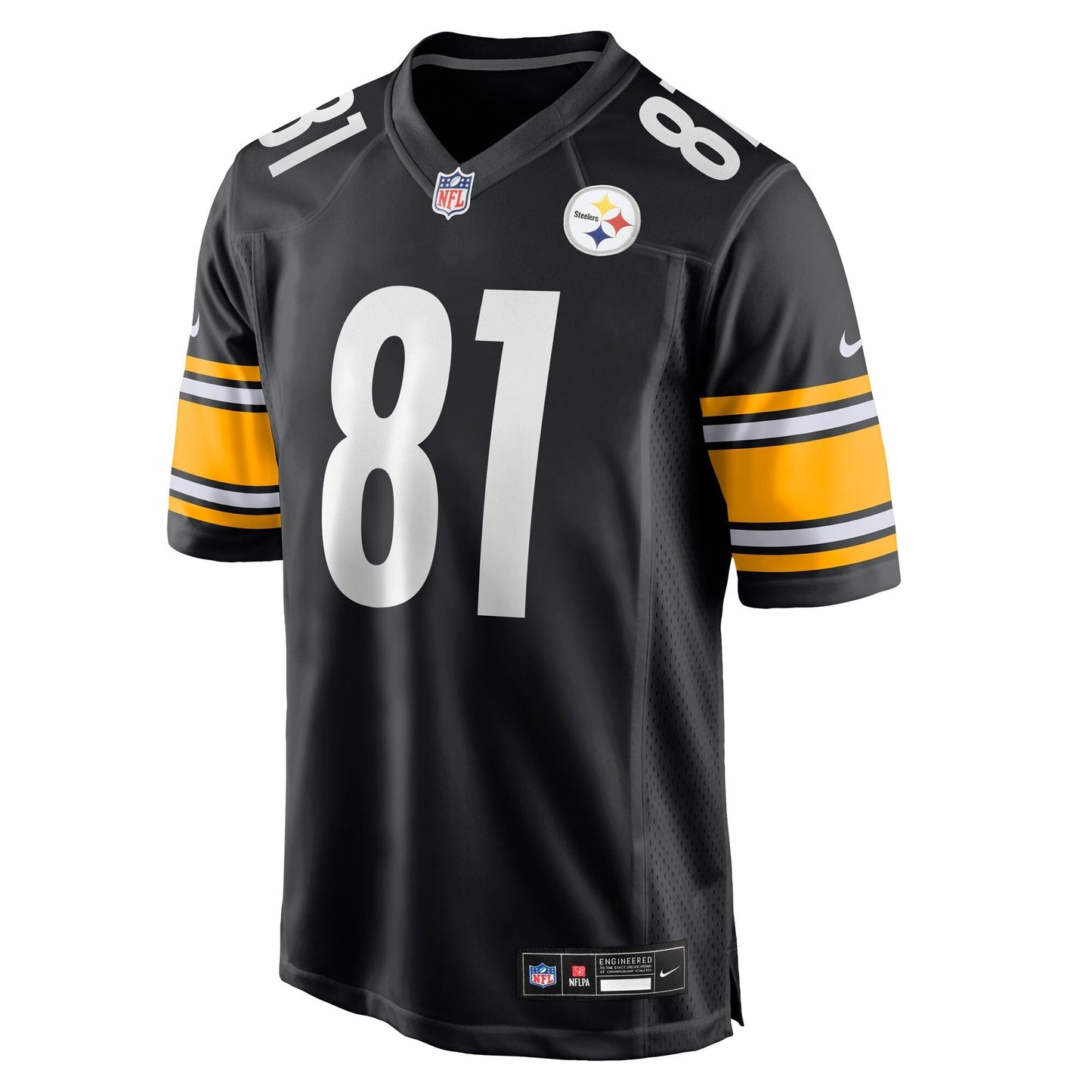 Pittsburgh Steelers Jonnu Smith Black Team Game Jersey football jersey product view 1