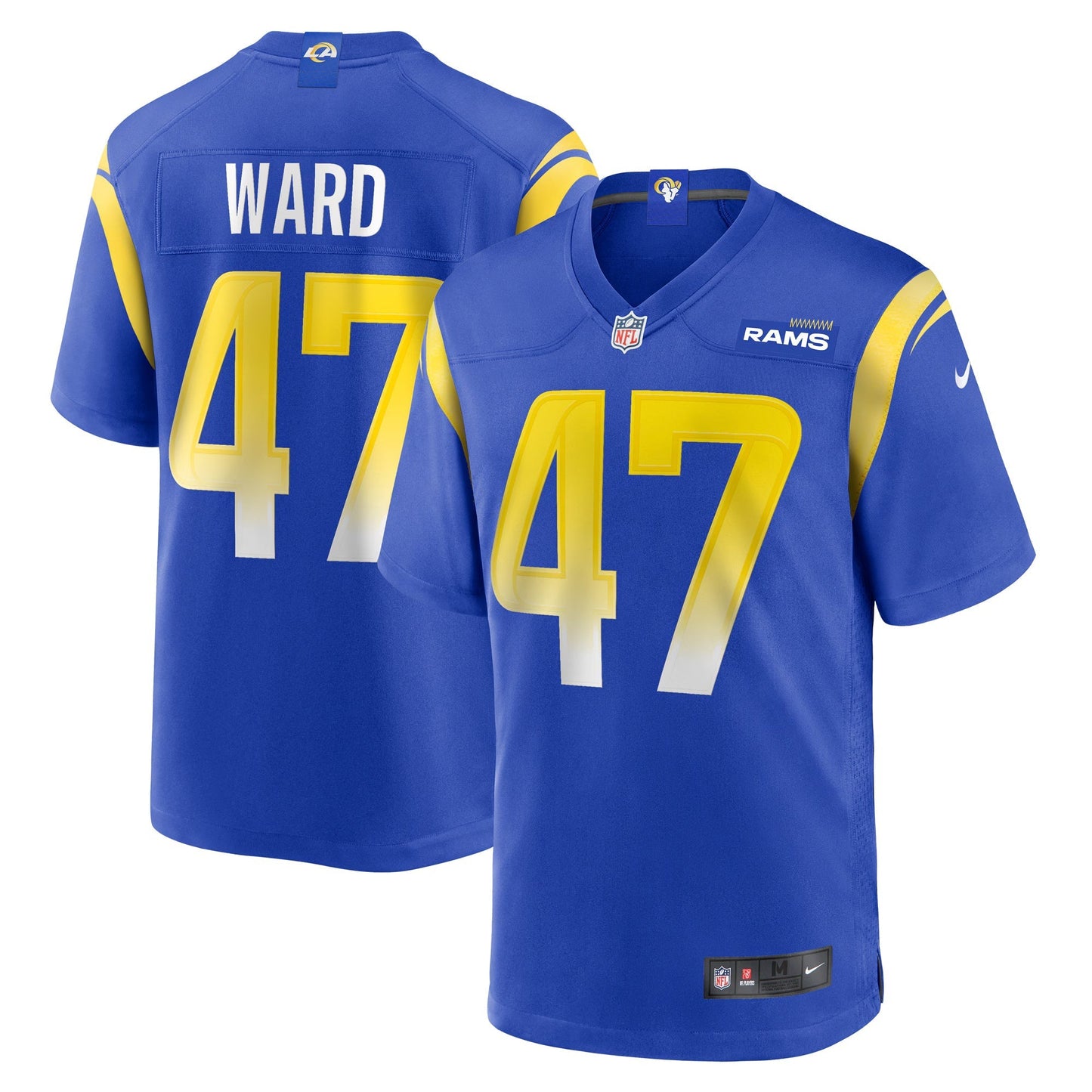 Los Angeles Rams Alex Ward Royal Home Game Jersey football jersey product view 1