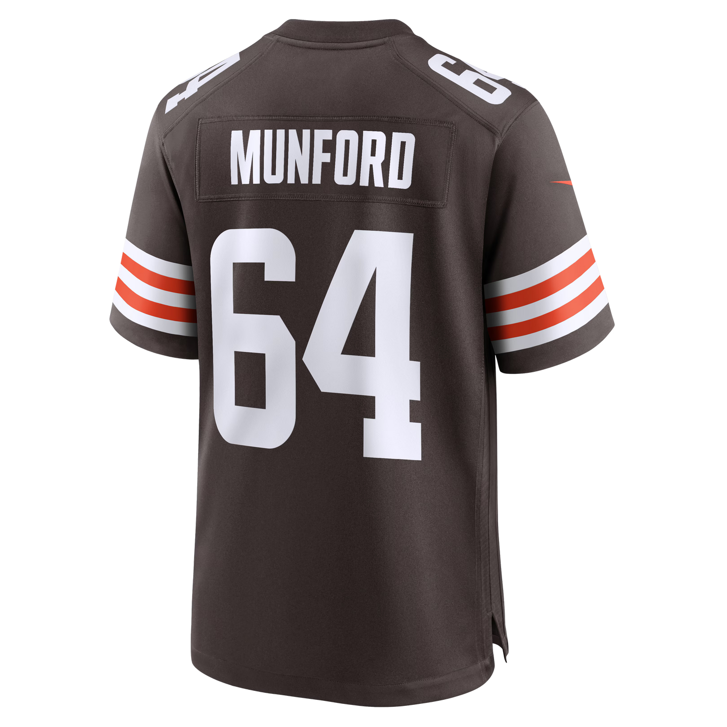 Cleveland Browns Thayer Munford Brown Team Game Jersey football jersey product view 2