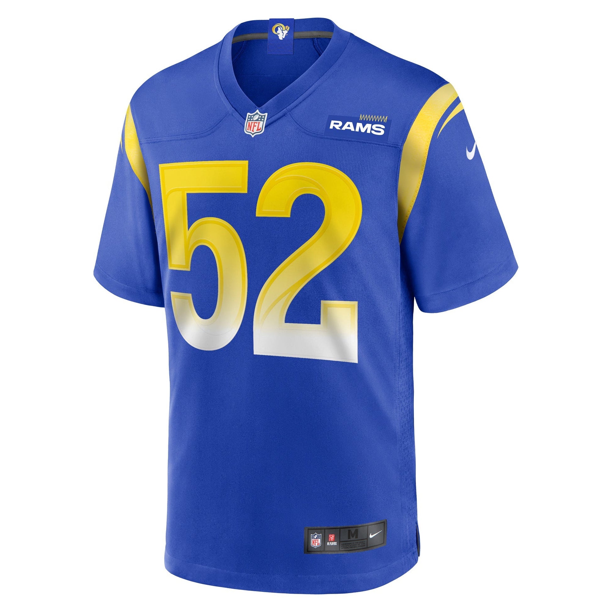 Los Angeles Rams Larrell Murchison Royal Team Game Jersey football jersey product view 1
