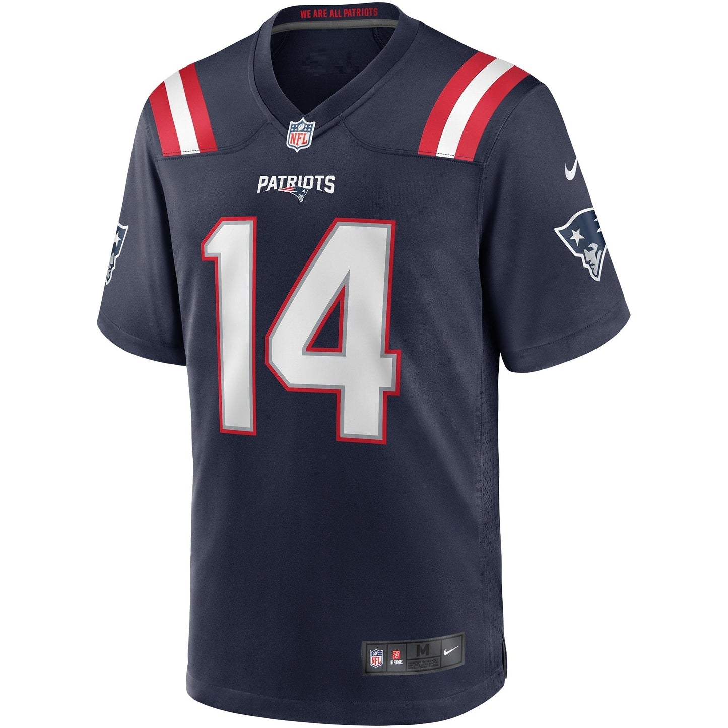 New England Patriots Steve Grogan Navy Game Retired Player Jersey football jersey product view 2