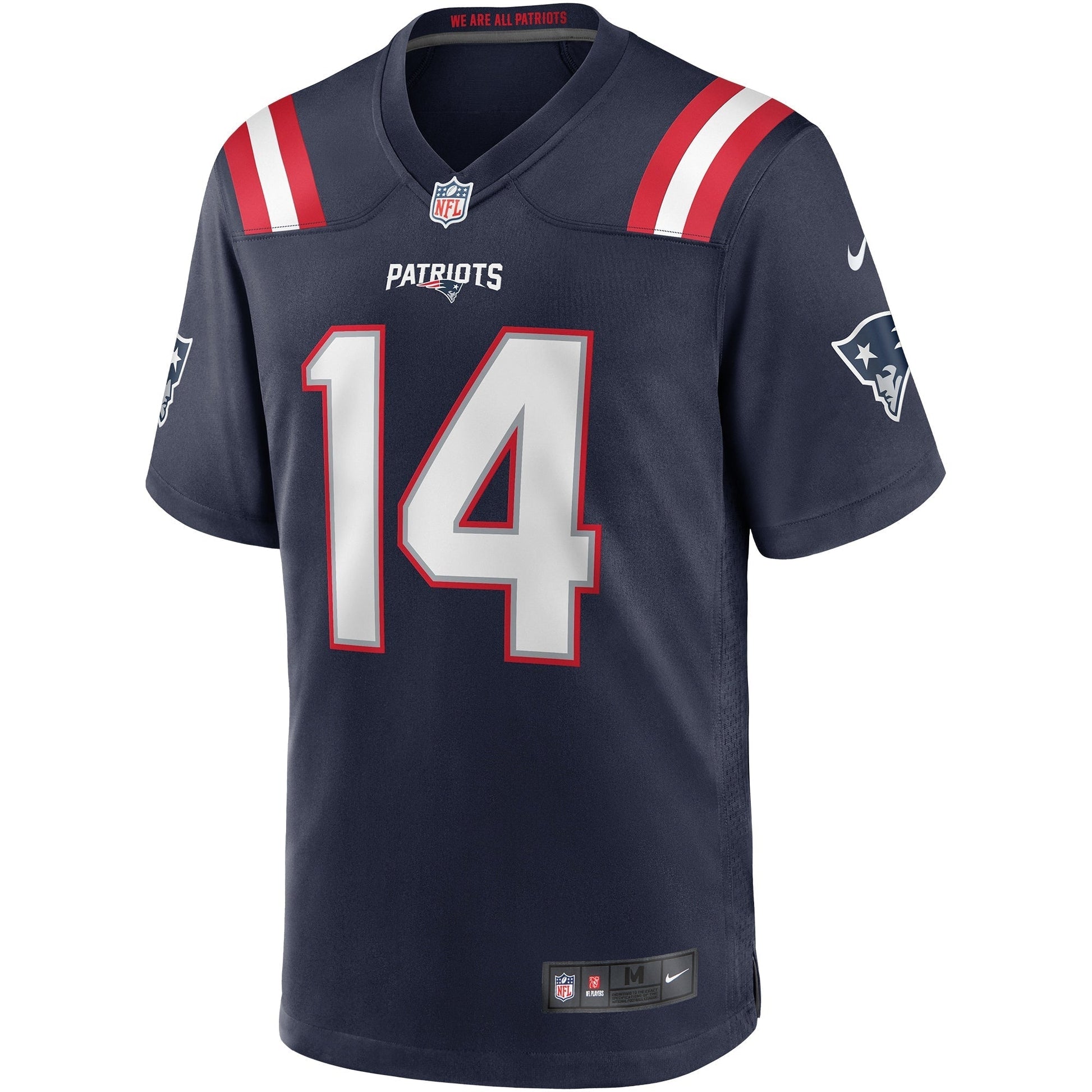 New England Patriots Steve Grogan Navy Game Retired Player Jersey football jersey product view 2