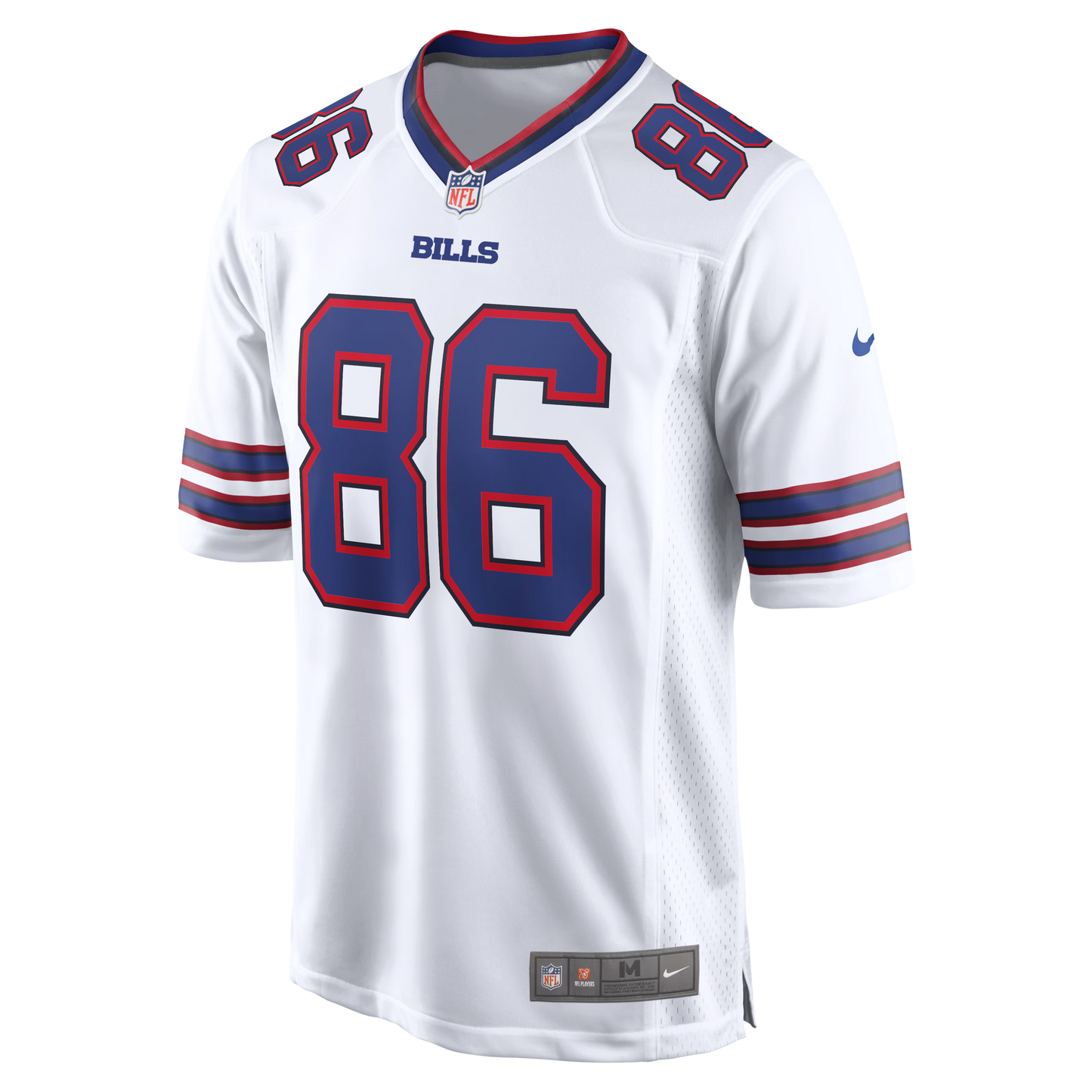 Buffalo Bills Dalton Kincaid White Game Jersey football jersey product view 2