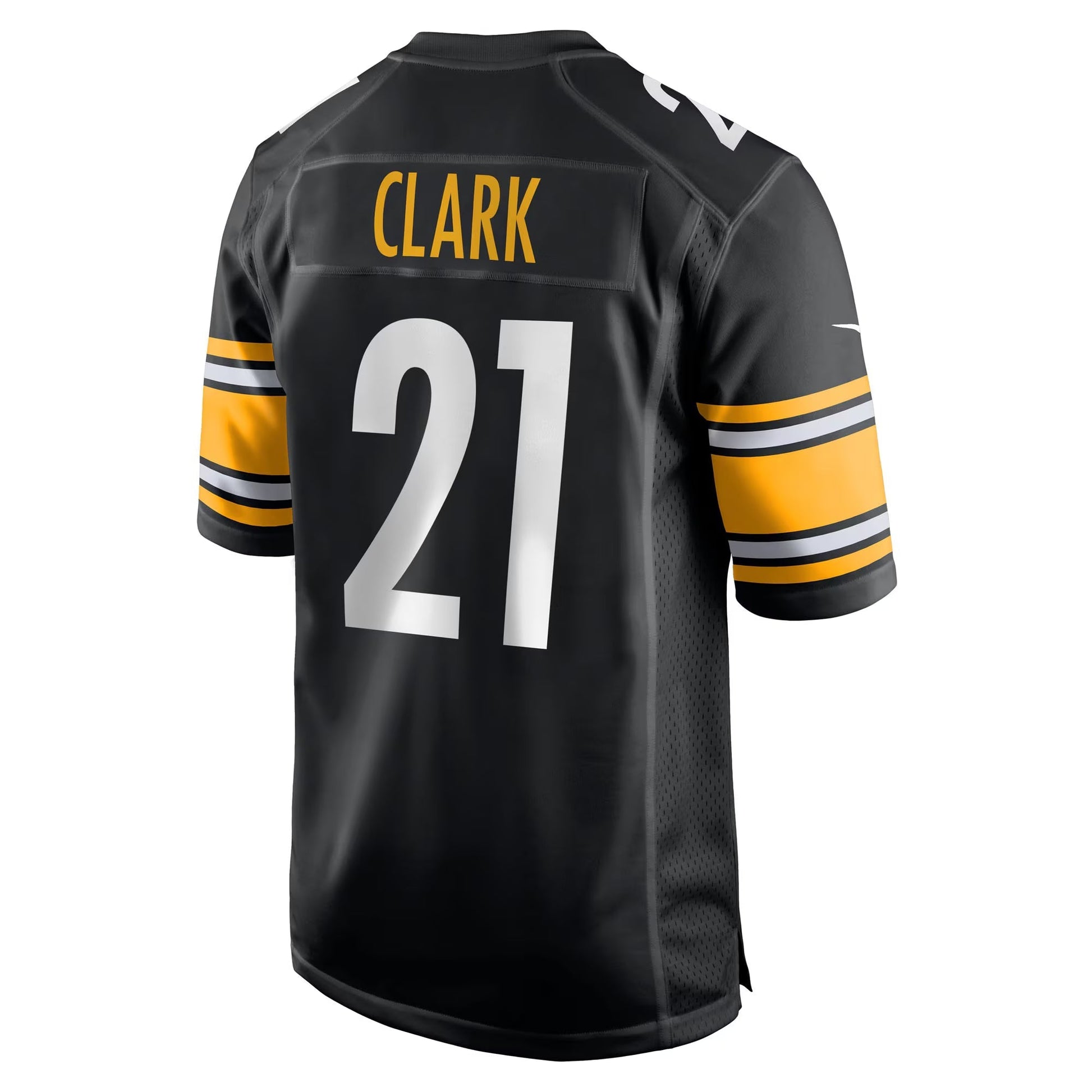 Pittsburgh Steelers Chuck Clark Black Team Game Jersey football jersey product view 3