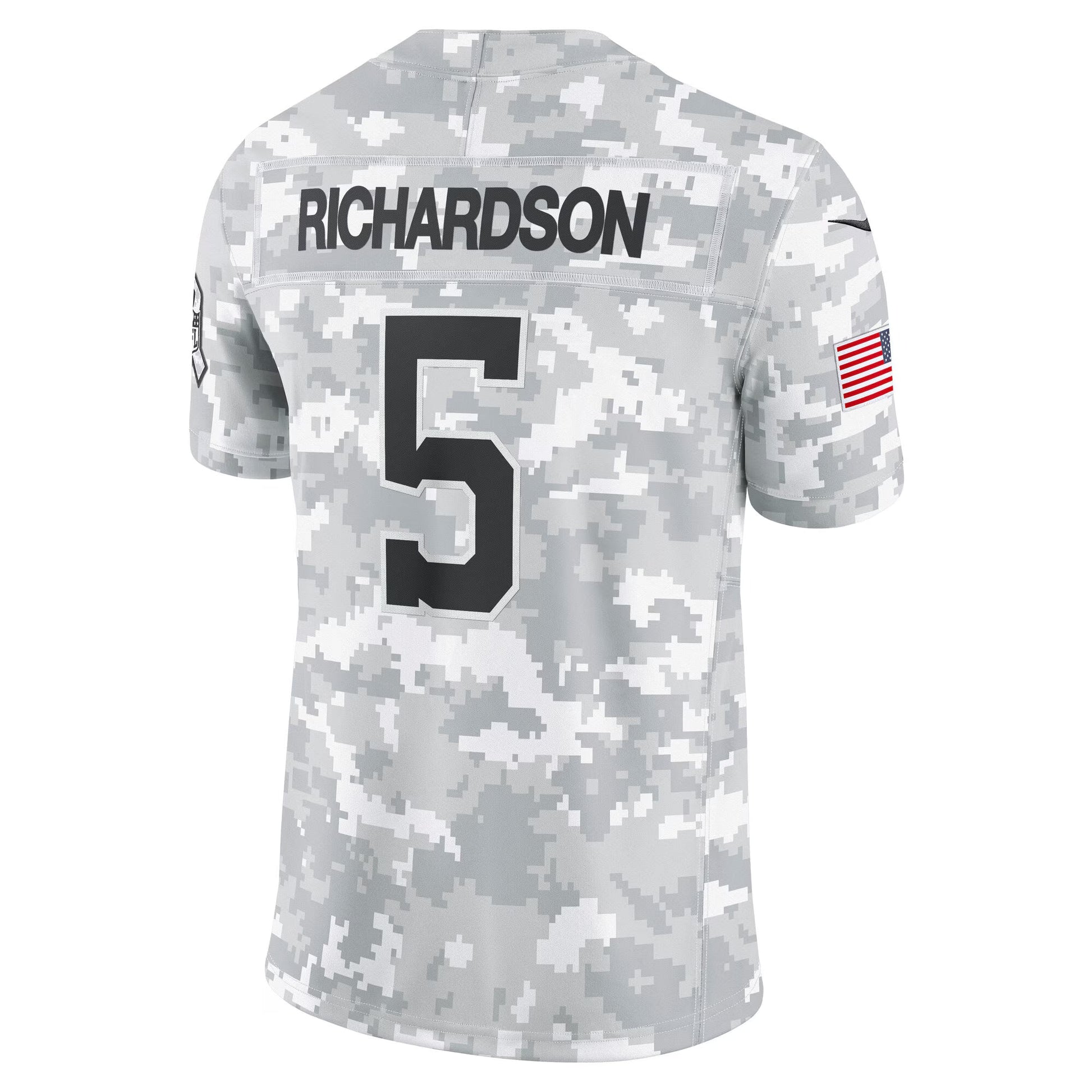 Indianapolis Colts Anthony Richardson Arctic Camo 2024 Salute to Service Limited Jersey football jersey product view 1