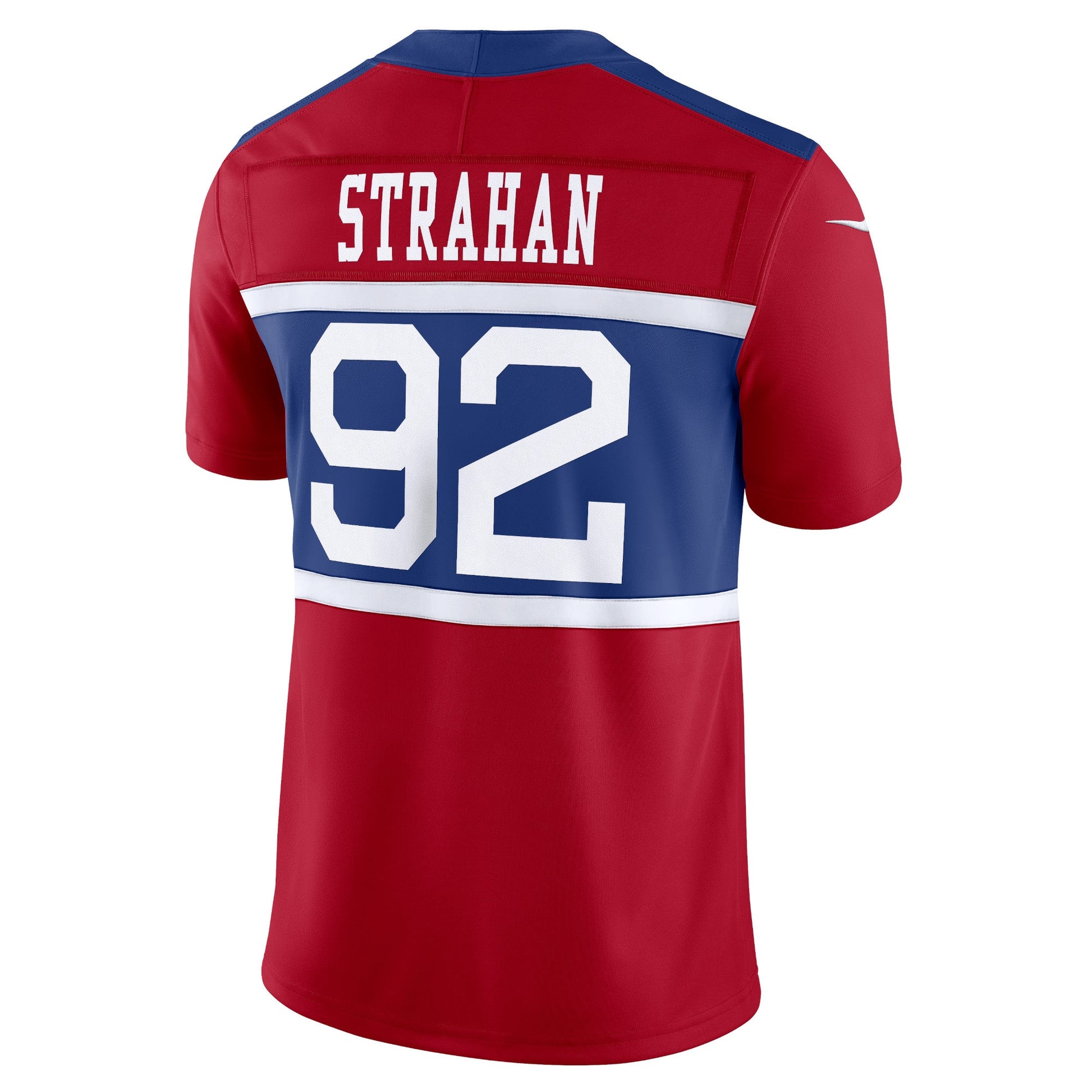New York Giants Michael Strahan Century Red Alternate Vapor F.U.S.E. Retired Player Limited Jersey football jersey product view 2