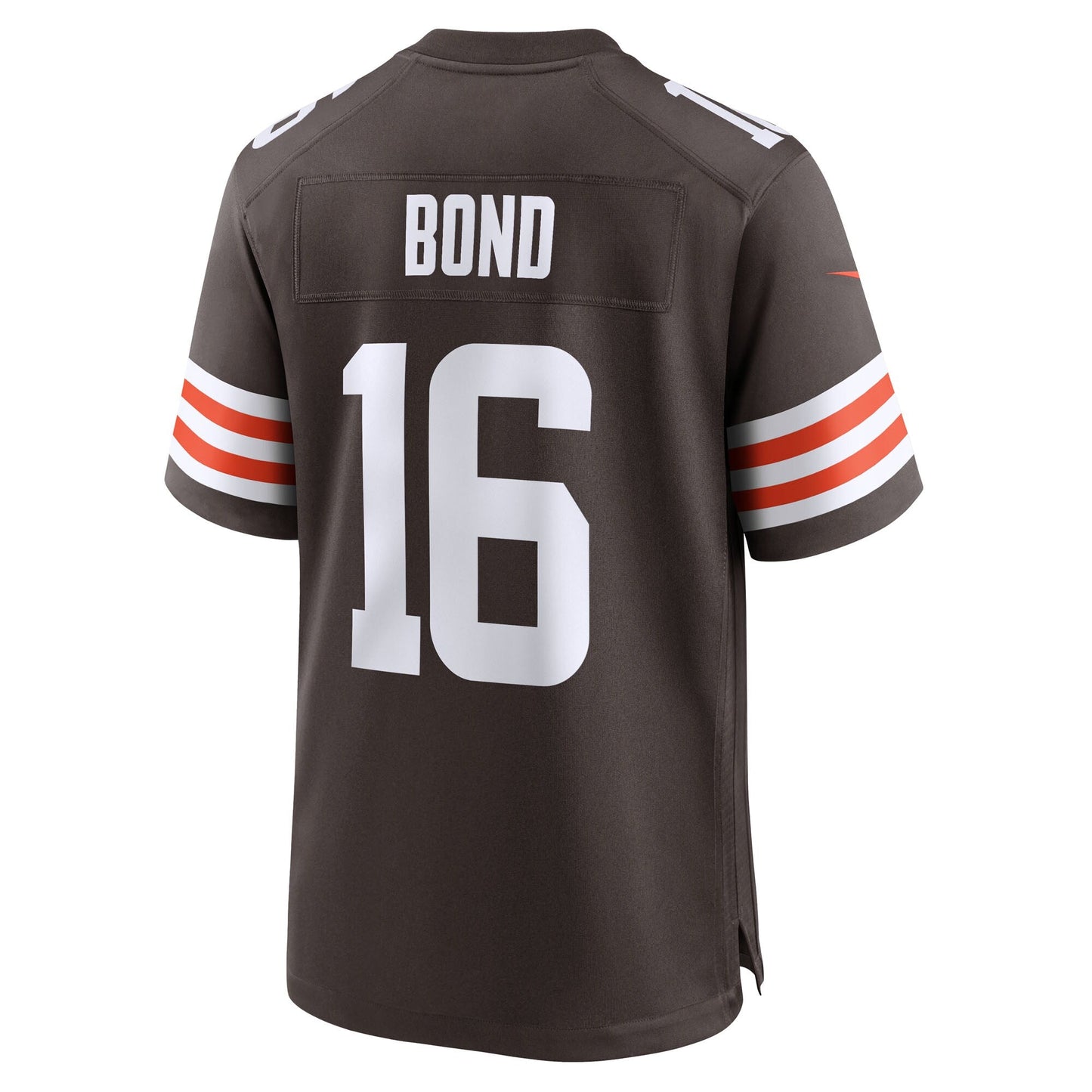 Cleveland Browns Isaiah Bond Brown Team Game Jersey football jersey product view 1