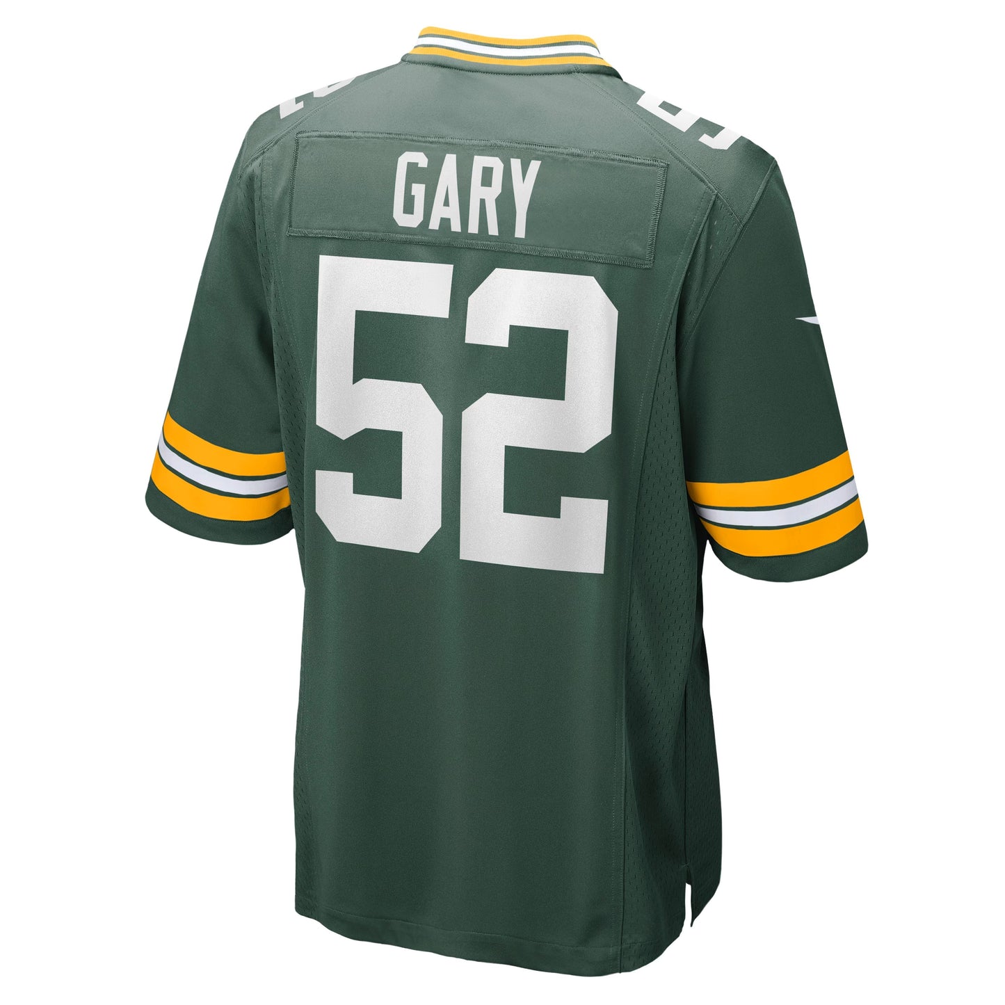 Green Bay Packers Rashan Gary Green Game Jersey football jersey product view 1
