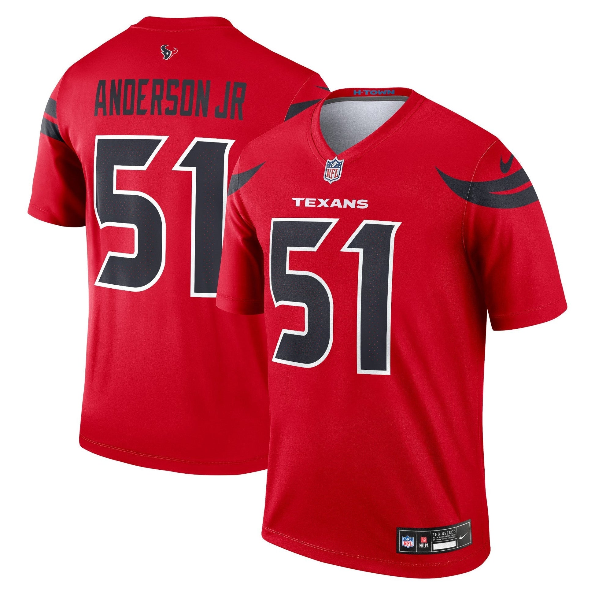Houston Texans Will Anderson Jr. Red Legend Player Performance Top football jersey product view 1